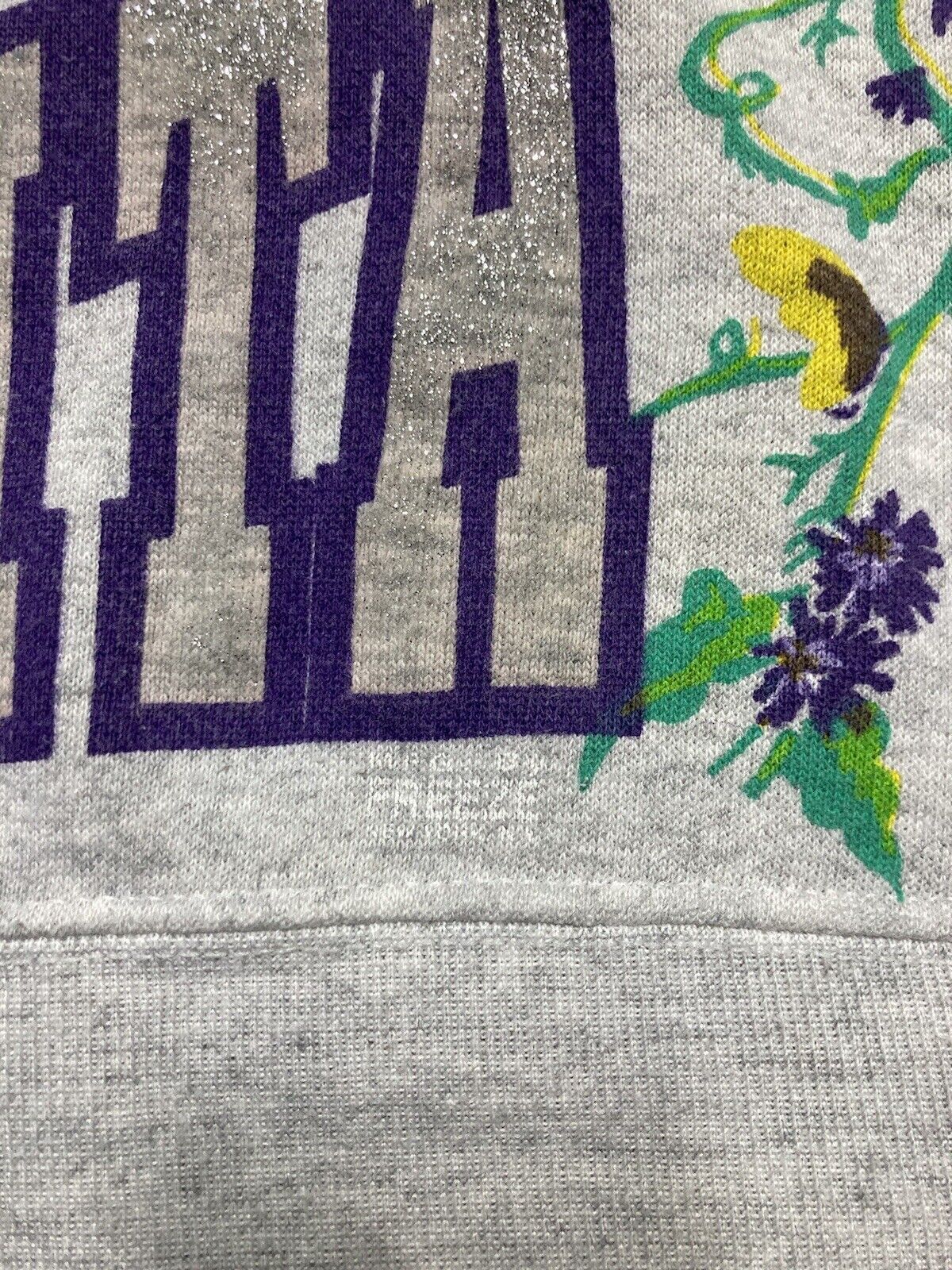 Vintage VTG 80s crewneck sweatshirt Italy universita glitter cute M Size US M / EU 48-50 / 2 - 6 Thumbnail