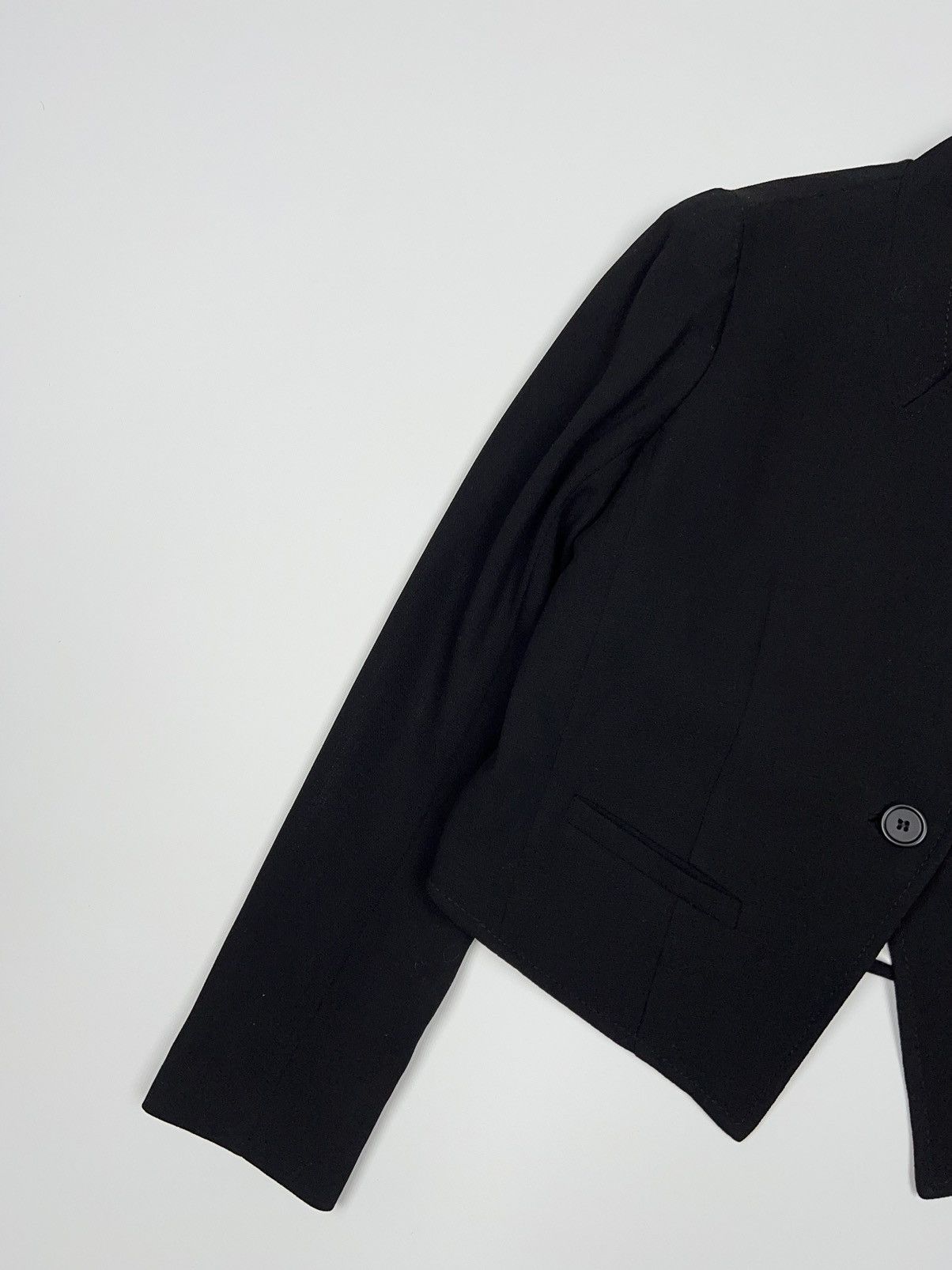 SMYTHE Smythe Crop Blazer Wool Women’s Jacket Canada Size M / US 6-8 / IT 42-44 - 6 Thumbnail