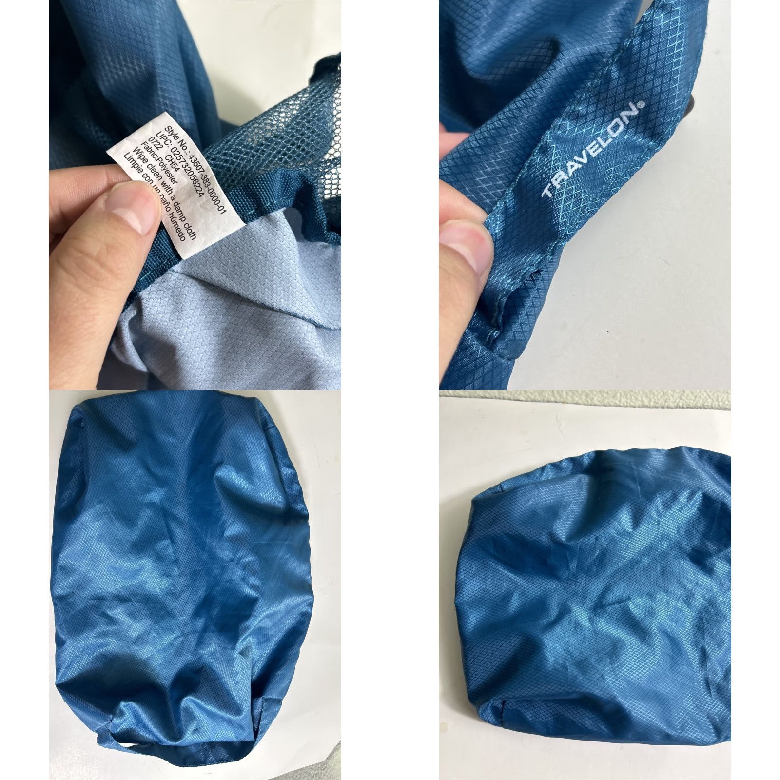 Vintage Travelon Blue Vented Small Clutch Bag for Women User: Travelon Blue Vented Small Clutch Bag for Women Size ONE SIZE - 8 Thumbnail