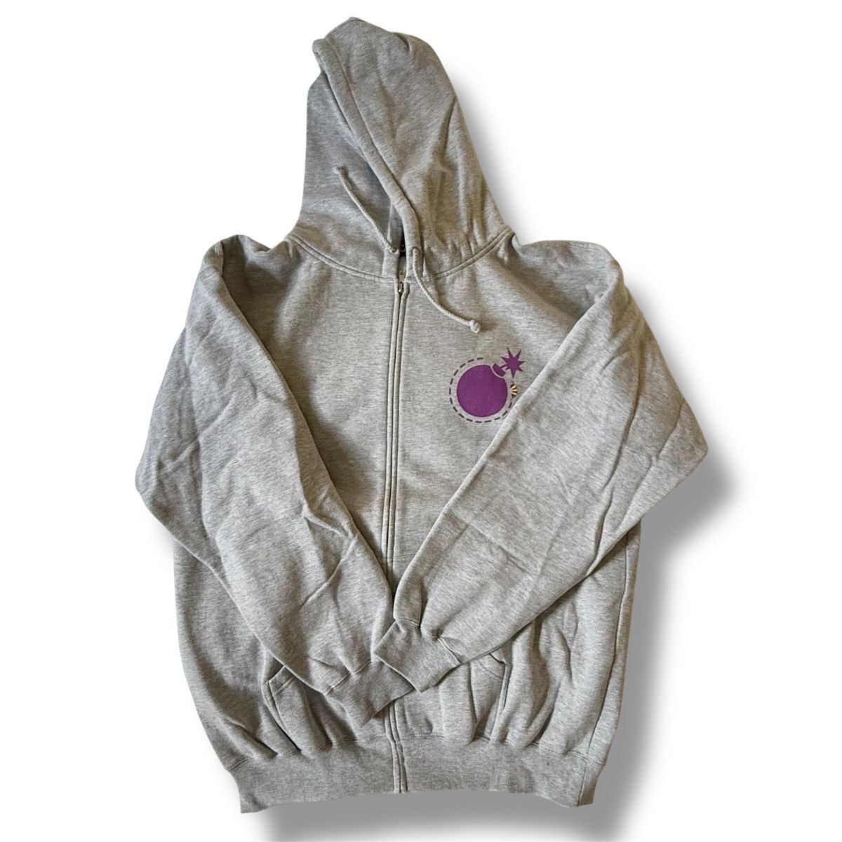 The Hundreds Grey Zip-Up Hoodie NWT
