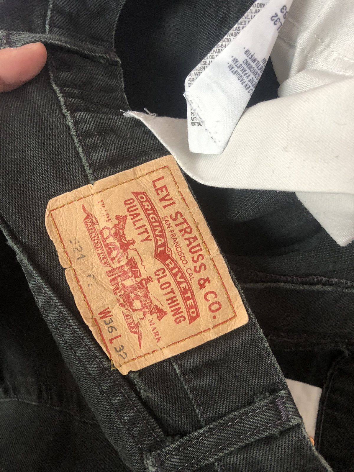 Levi's × Vintage Rare jeans Levi’s 501 size 56 y2k vintage casual men’s ykk Size US 36 / EU 52 - 6 Thumbnail
