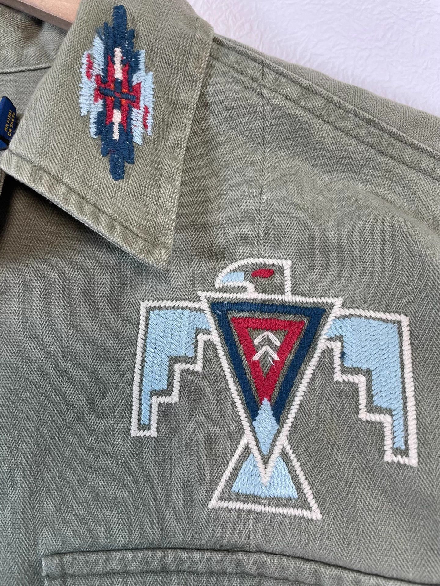 Polo Ralph Lauren POLO RL Thunderbird Herringbone Workshirt Jacket S Size US S / EU 44-46 / 1 - 5 Thumbnail