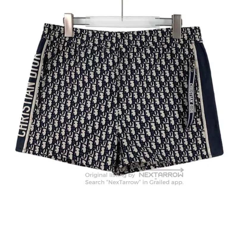Dior Dior Colour-blocking logo jacquad full-print casual shorts Size 26" / US 2 / IT 38 - 1 Thumbnail