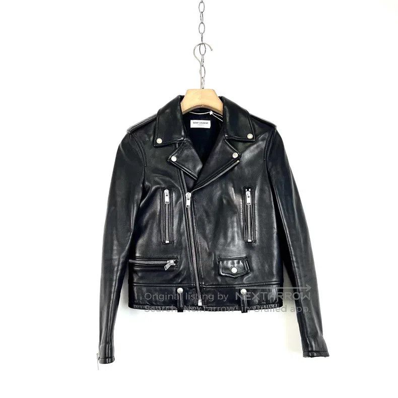 Saint Laurent Paris Saint Laurent Paris Classic Biker Sheepskin Jacket Blazer Size XS / US 0-2 / IT 36-38 - 1 Thumbnail