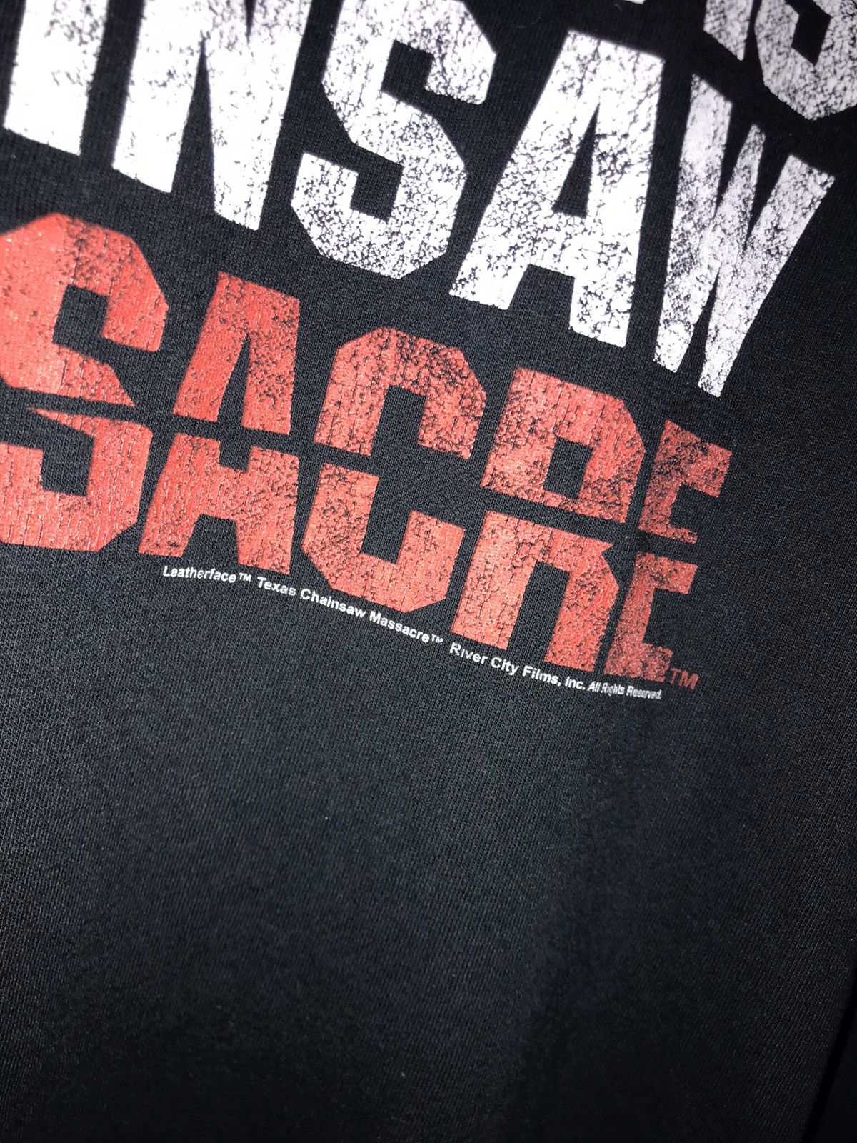 Vintage TEXAS CHAINSAW MASSACRE TSHIRT XL Size US XL / EU 56 / 4 - 3 Thumbnail