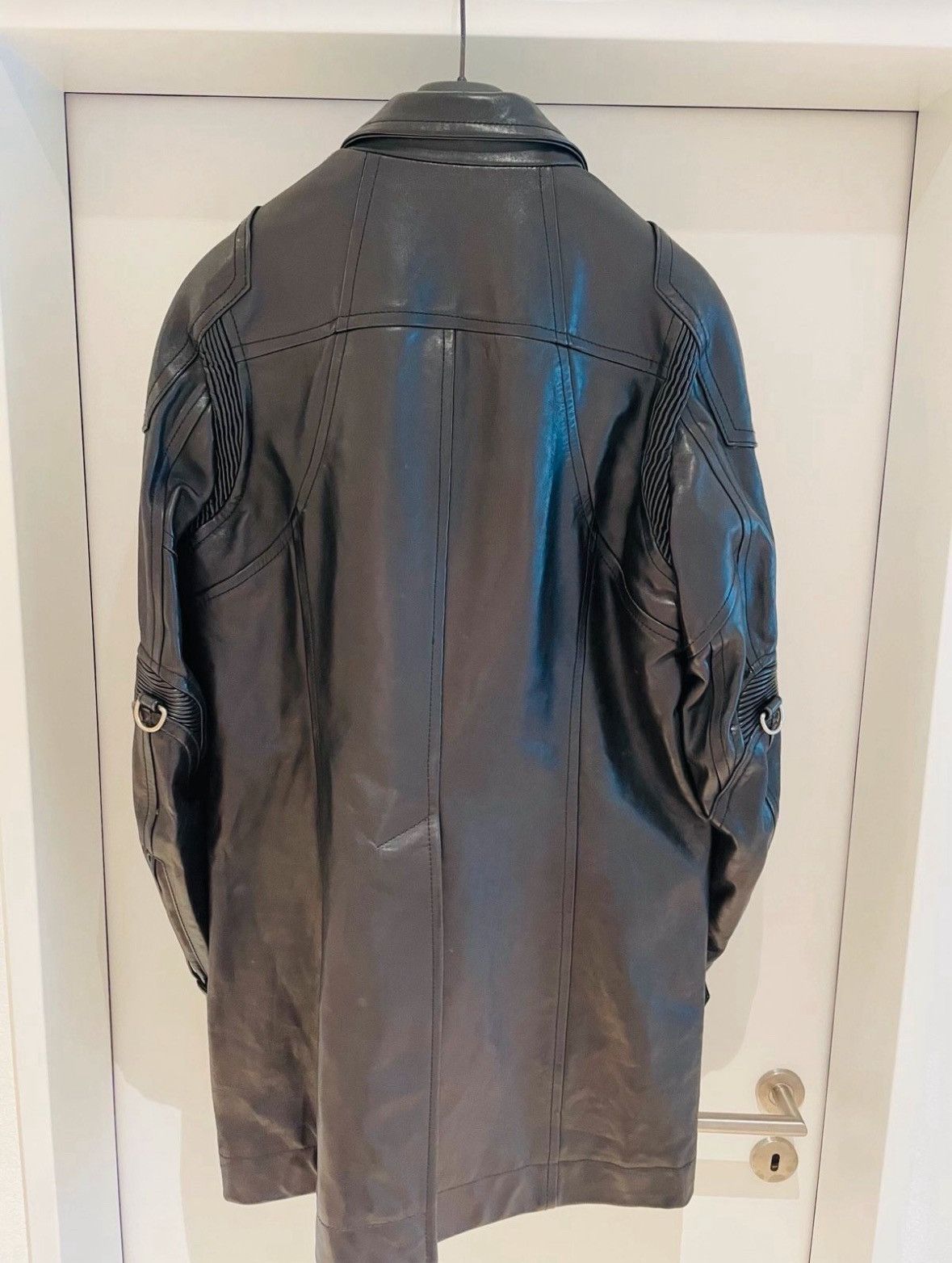 Dsquared Leather Coat Runway Piece!