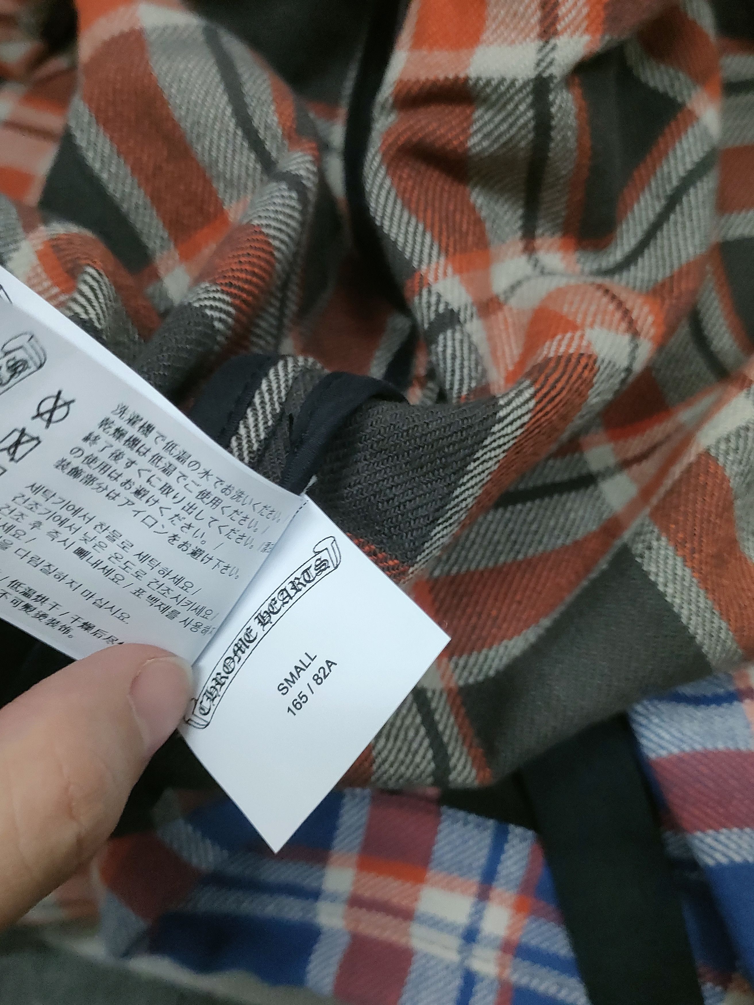 Chrome Hearts Chrome Hearts Black & Red Plaid Cropped Flannel Shirt Jacket Size US S / EU 44-46 / 1 - 11 Thumbnail