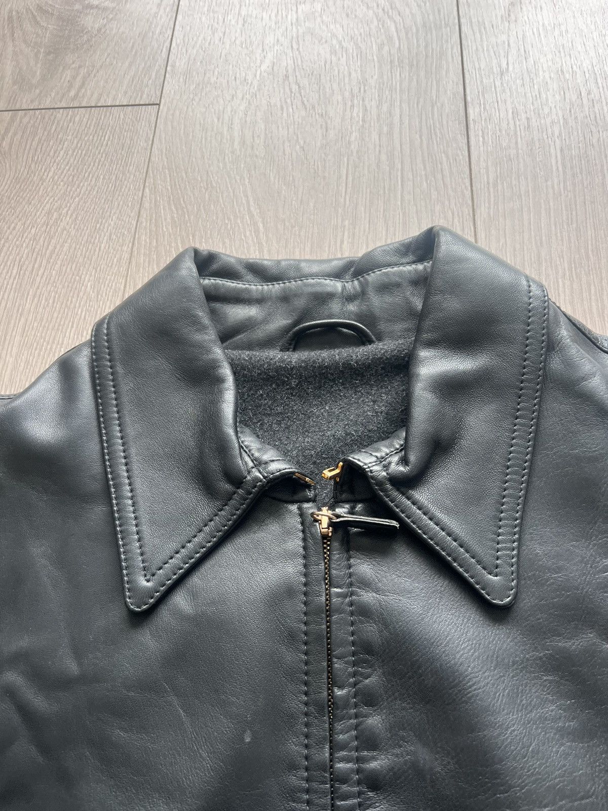 Bally × Designer × Vintage Bally Leather jacket MA Mars Medium Long Size 44 US Size US L / EU 52-54 / 3 - 2 Thumbnail