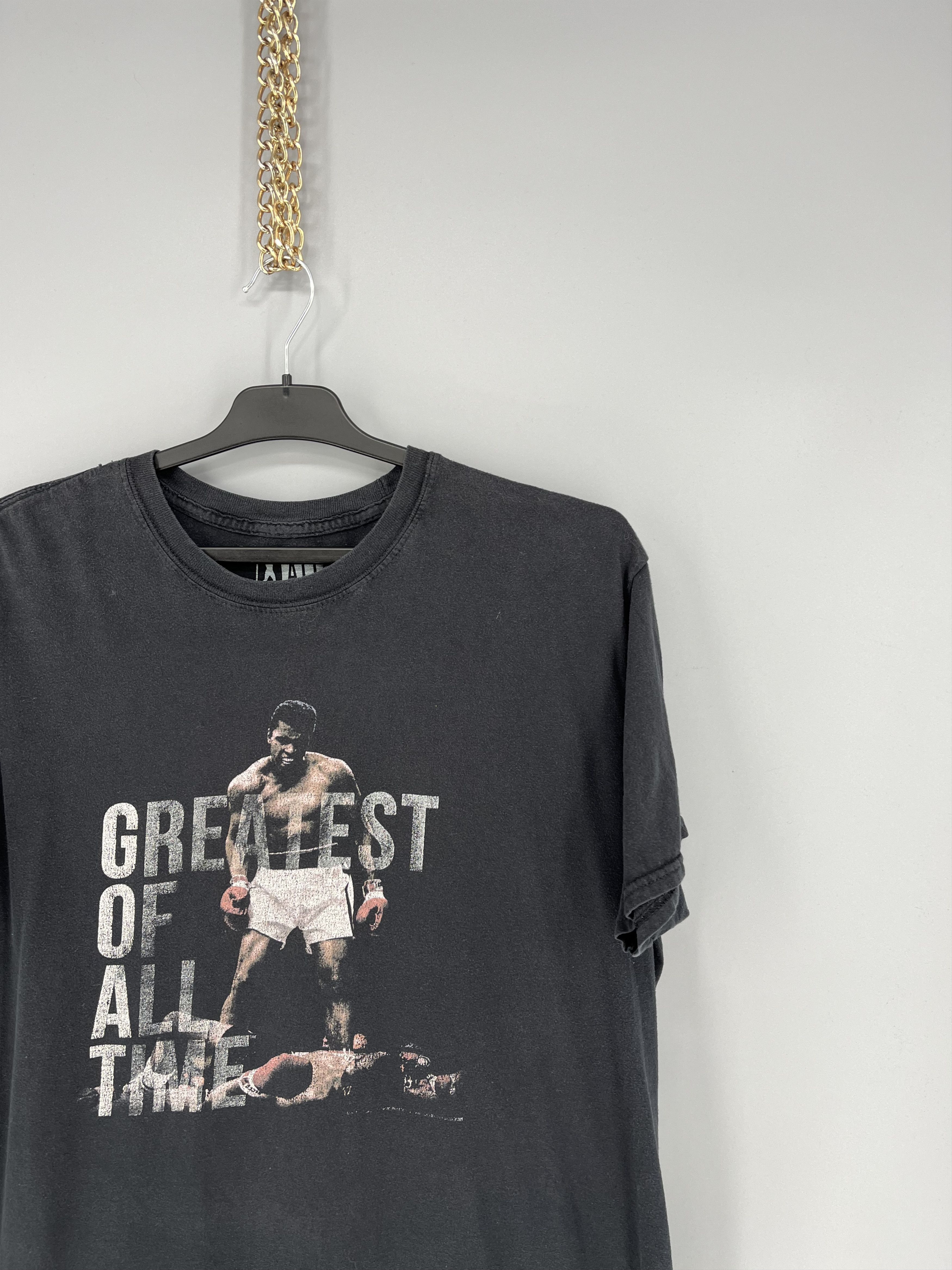 Vintage Y2K The Greatest Muhammad Ali American Boxer Faded Tshirts Size US XL / EU 56 / 4 - 5 Thumbnail