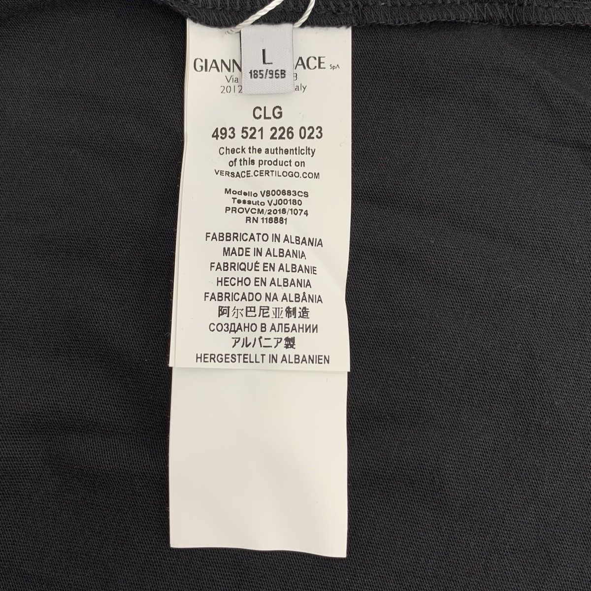 Versace Versace Pattern Print Cotton Short Sleeve T-Shirt K26WX Size US L / EU 52-54 / 3 - 7 Thumbnail