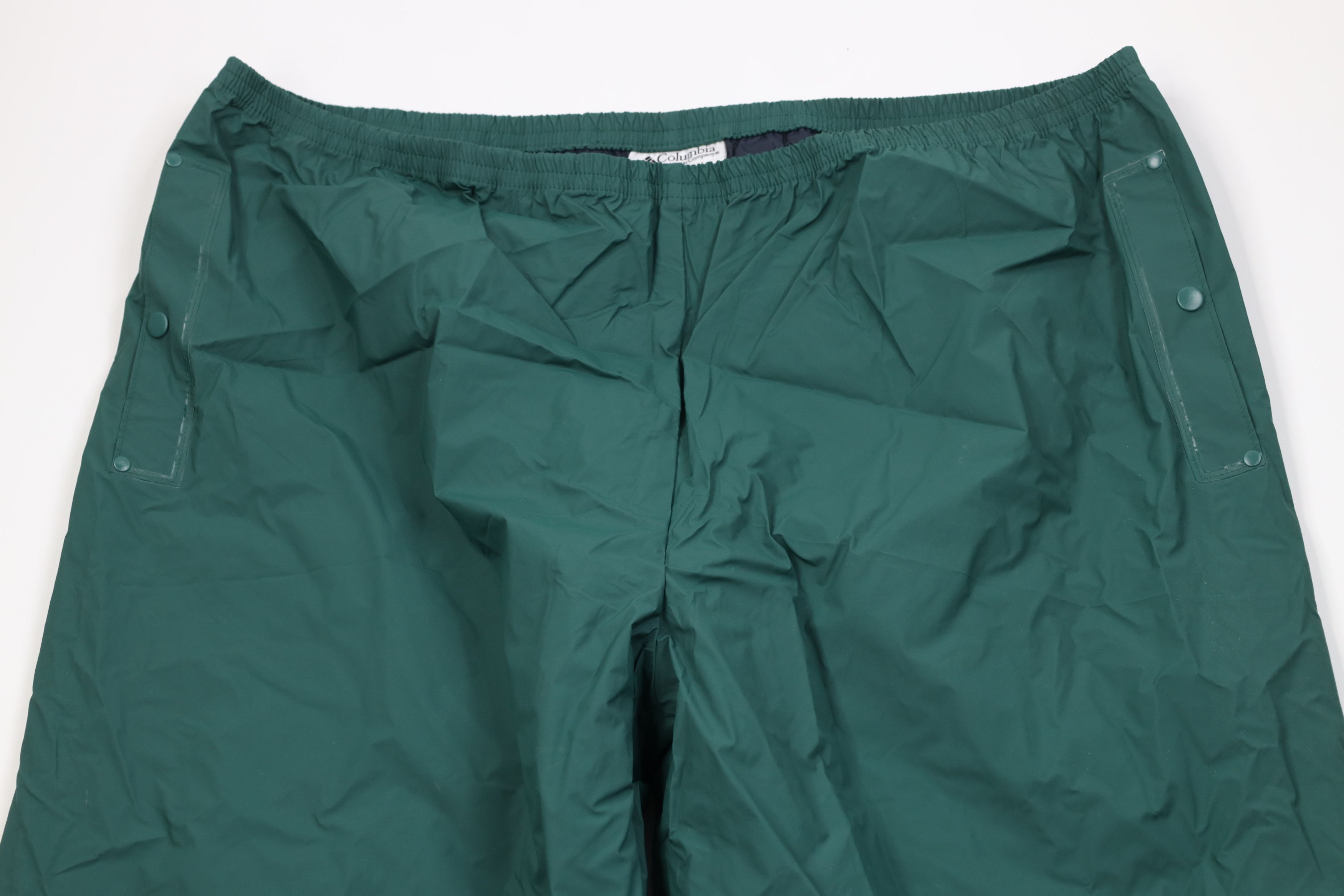Columbia Vintage 90s Columbia Rain Waterproof Wide Leg Pants Green Size US 44 / EU 60 - 2 Thumbnail