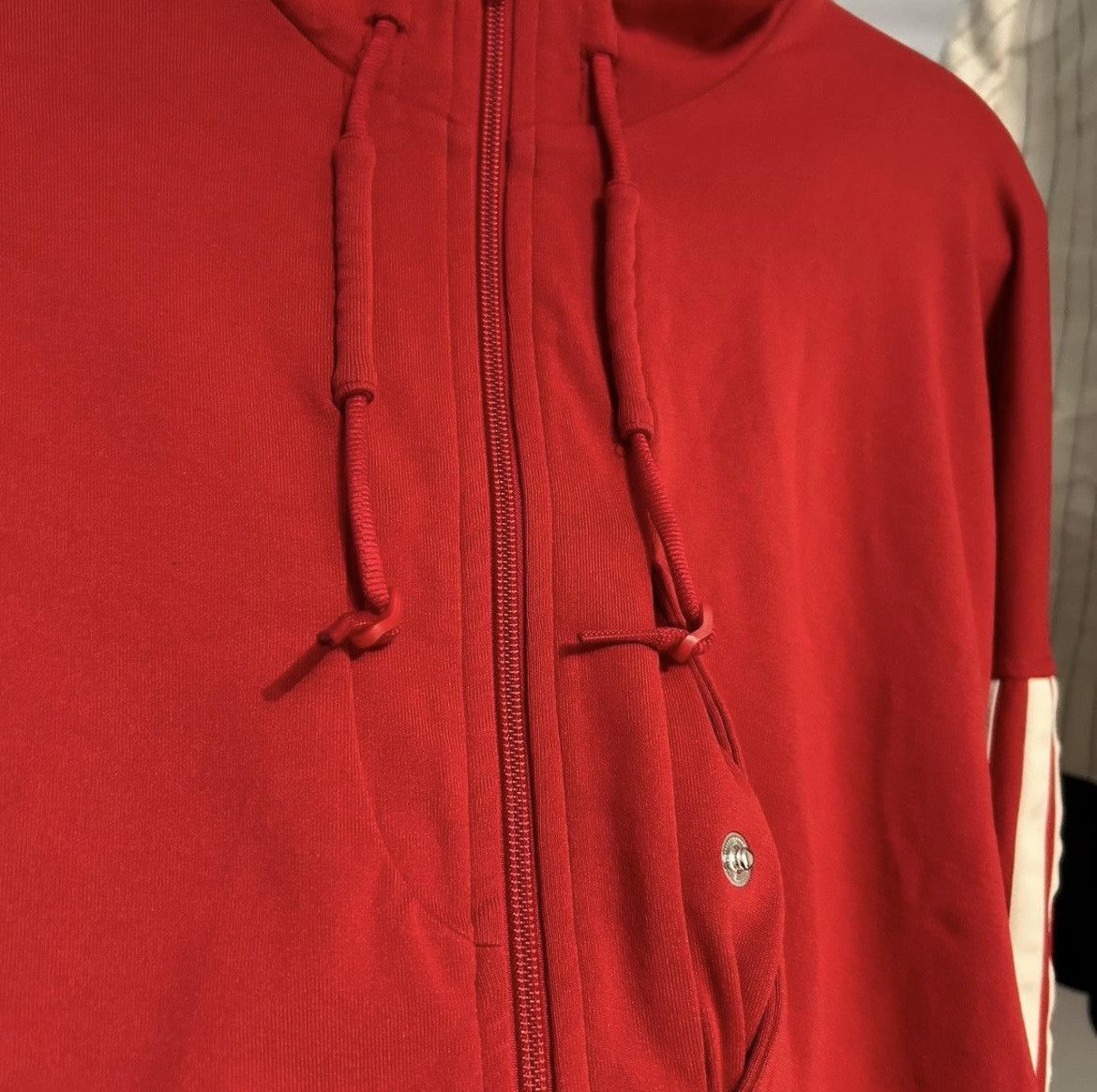 Y-3 Y-3 Red Zip Up Tech Hoodie Size US M / EU 48-50 / 2 - 6 Thumbnail