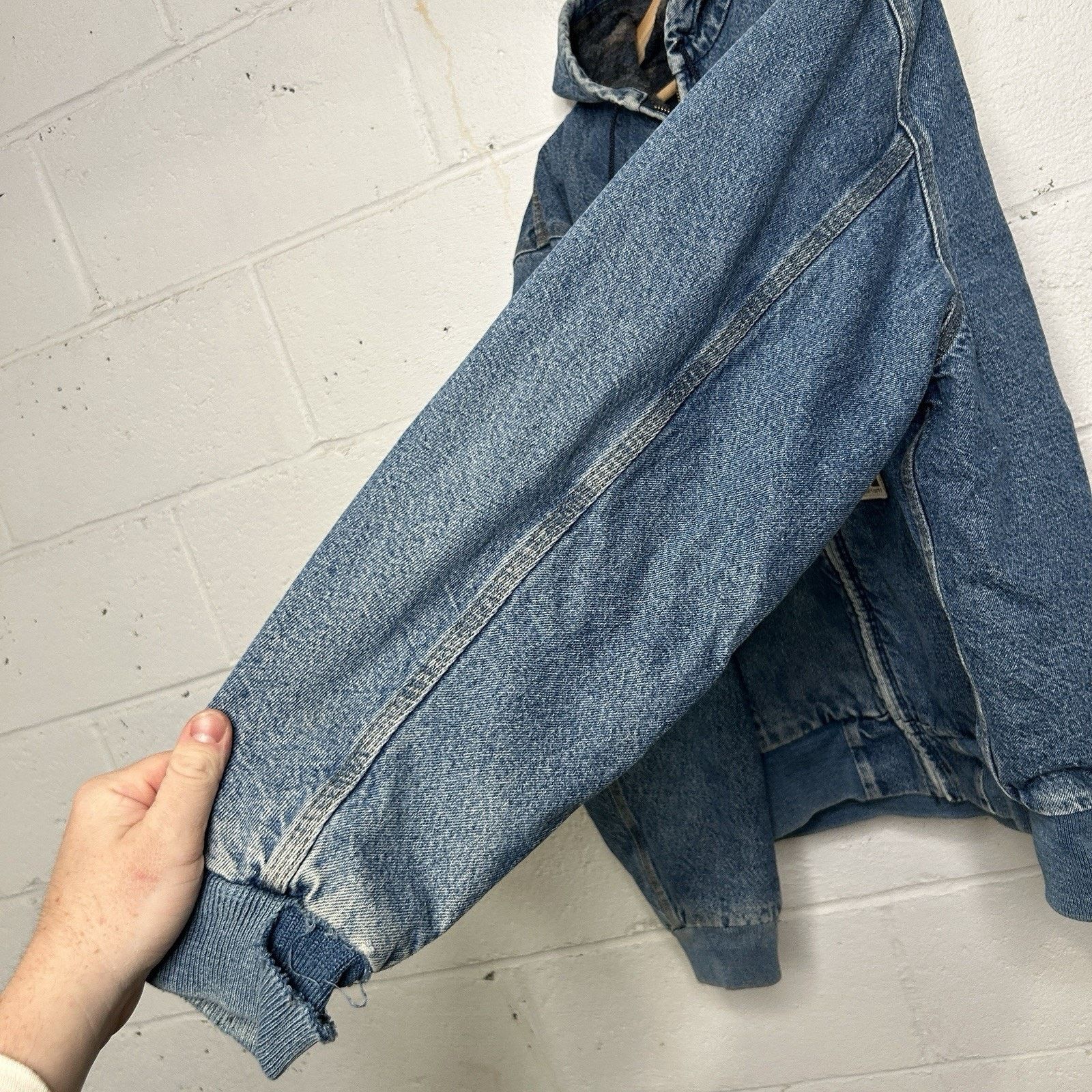 Carhartt Vintage Carhartt Blanket-Lined Hooded Jacket “Denim” JB698 Size US XL / EU 56 / 4 - 8 Thumbnail