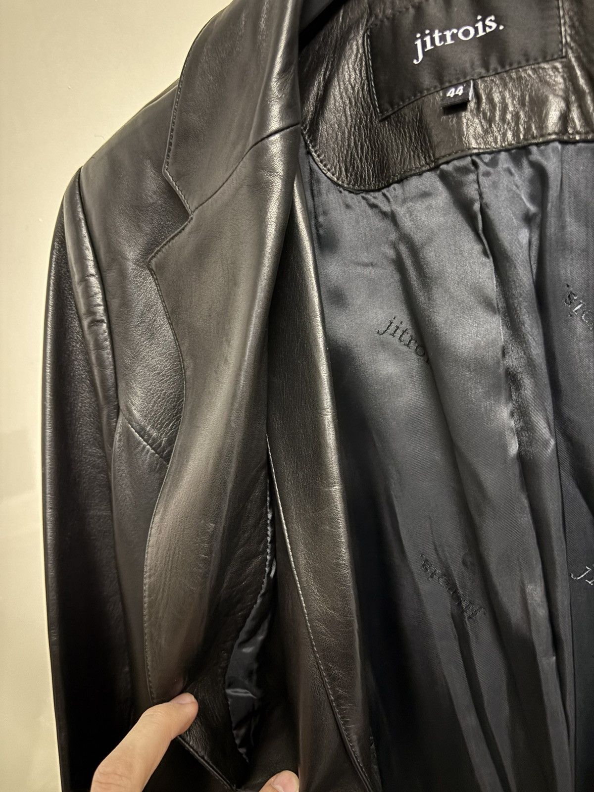 Jitrois Jitrois Leather Blazer Size M / US 6-8 / IT 42-44 - 5 Thumbnail