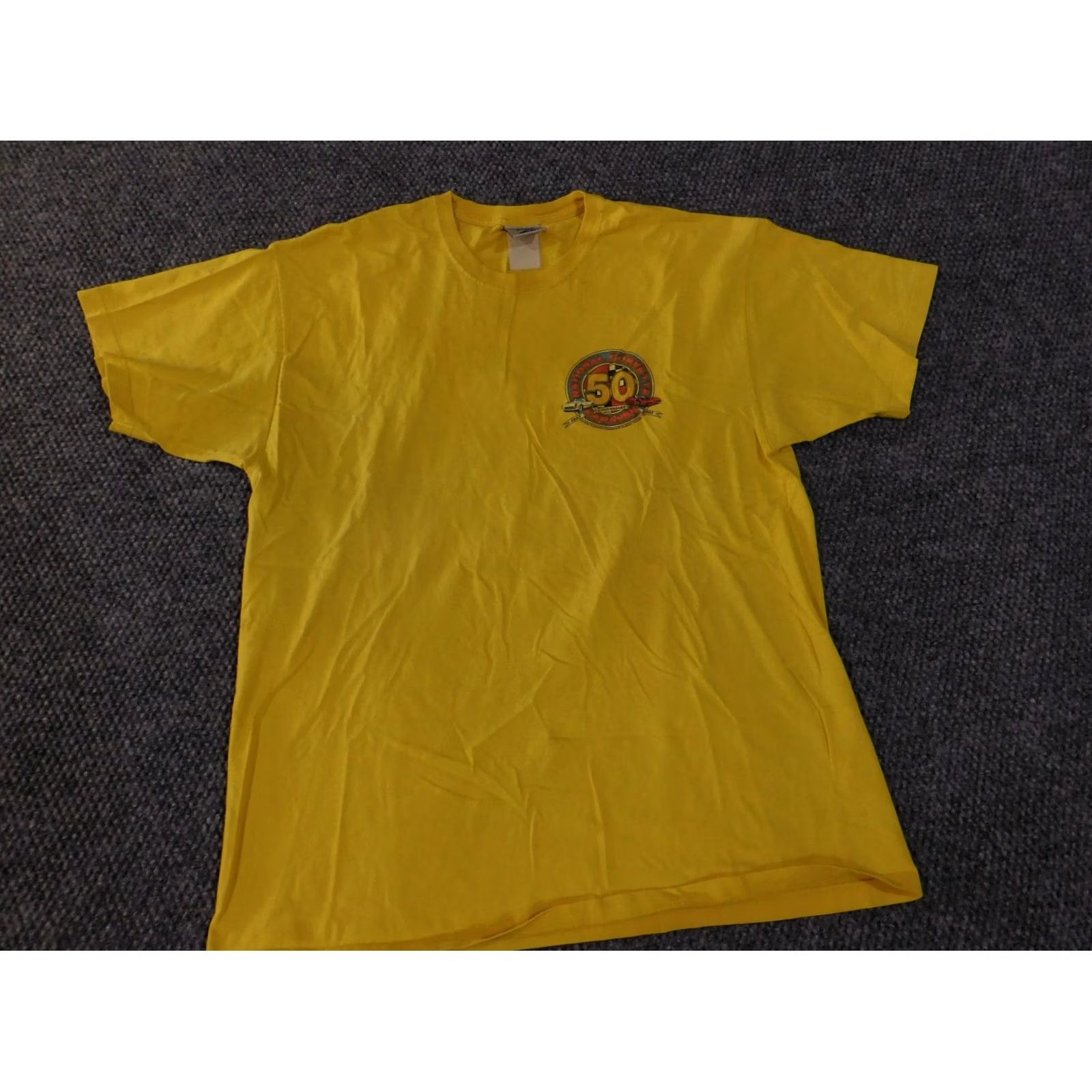 Jerzees VINTAGE Jerzees T-Shirt Mens XL Yellow 2003 Graphic Bowling Green Kentucky Beach American Shirt Size US XL / EU 56 / 4 - 3 Thumbnail