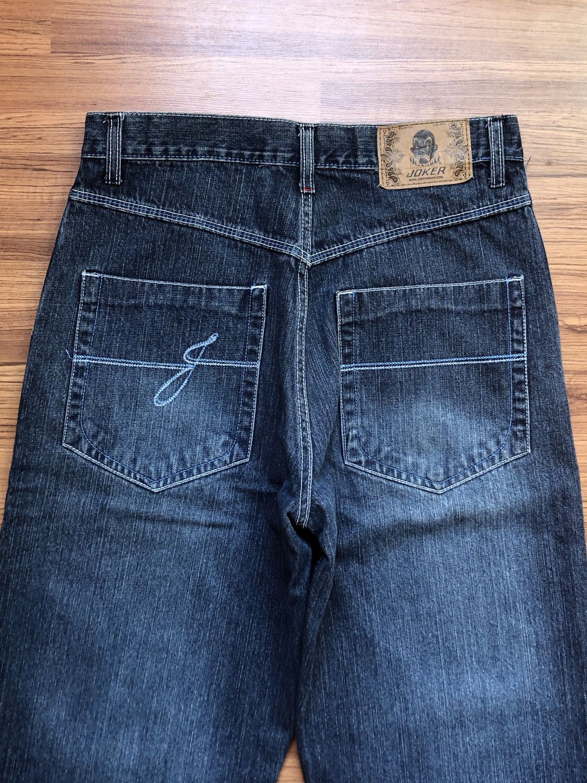 Born X Raised JOKER BRAND Blue Denim Pants Size US 32 / EU 48 - 3 Thumbnail