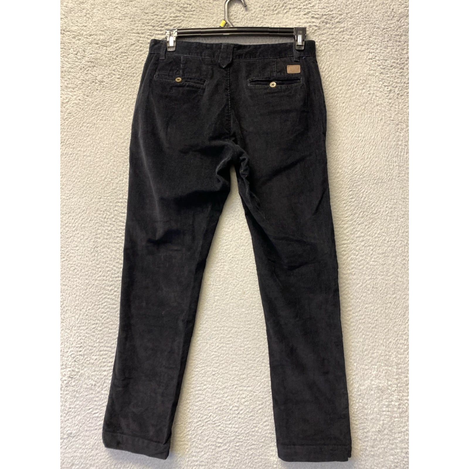 Vintage JACHS New York Pants Mens 32 Inseam 32 Black Corduroy Stretch Straight Cotton Blend Regular Size US 32 / EU 48 - 6 Thumbnail