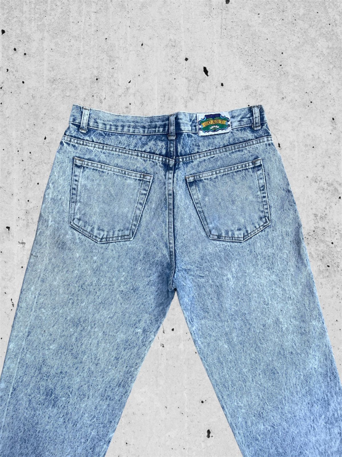 Japanese Brand × Jean 🔥 Coast Light Blue Rusty Distressed Denim W32🔥 Size 32" / US 10 / IT 46 - 13 Thumbnail