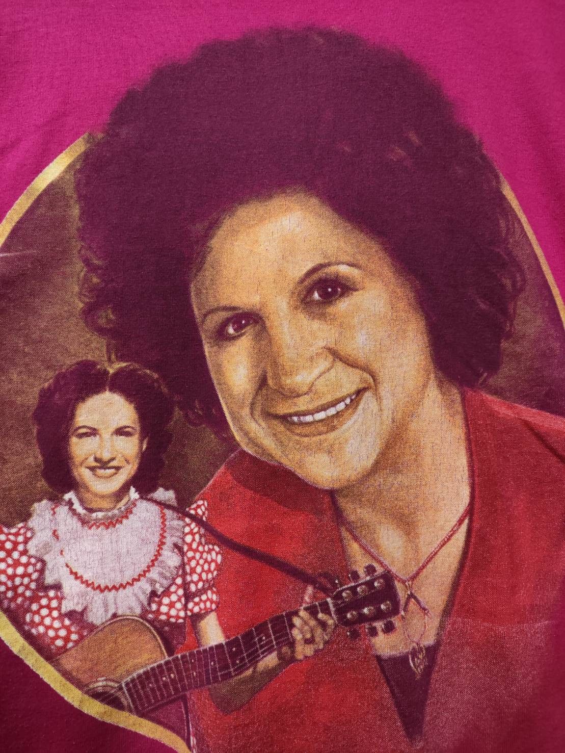 Band Tees Vtg 90's Kitty Wells Country Singer Single Stich USA T-Shirt Size US XXL / EU 58 / 5 - 3 Thumbnail