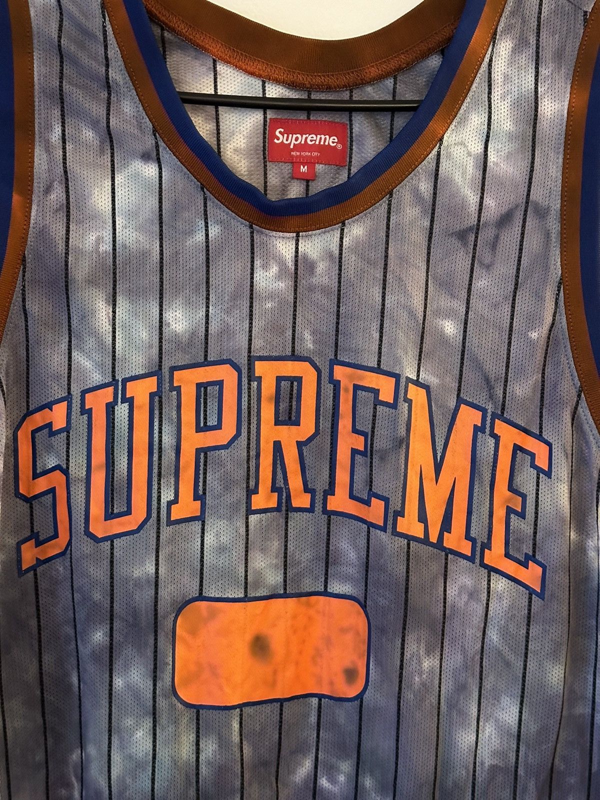 Supreme Supreme Dyed Basketball Jersey Tee Size US M / EU 48-50 / 2 - 2 Thumbnail