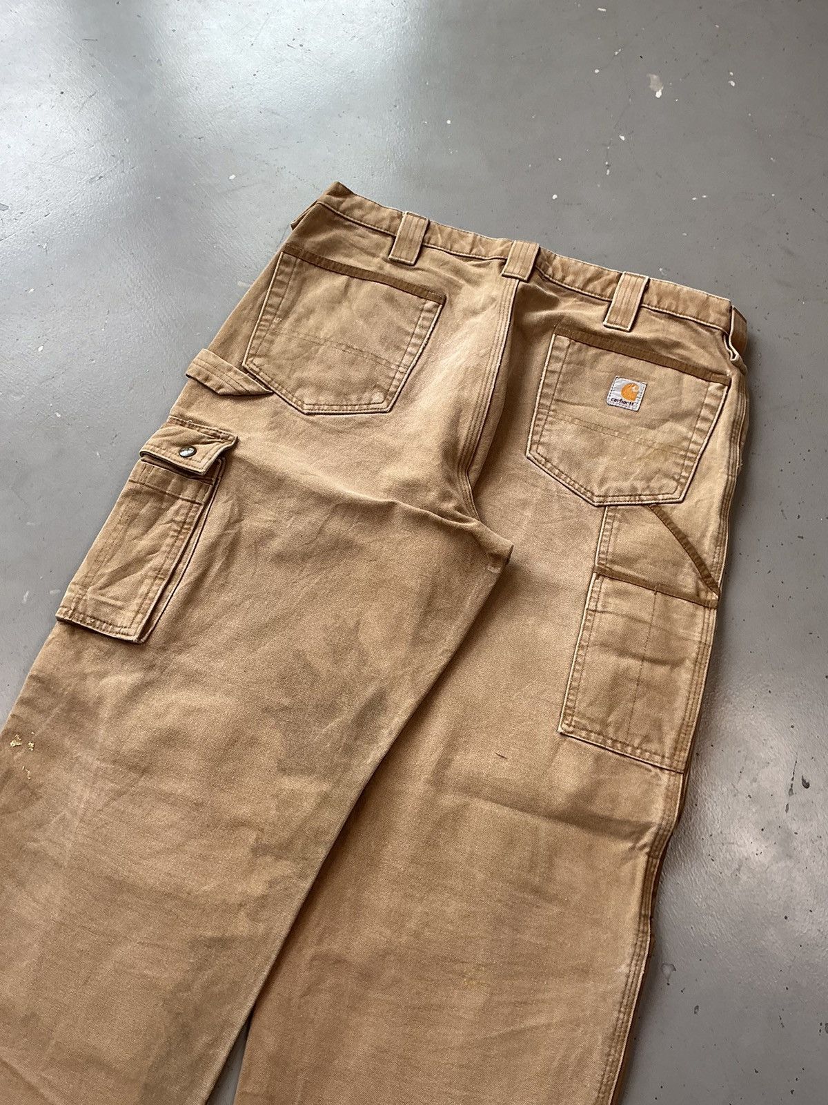 Carhartt × Vintage Crazy vintage Carhartt double knee cargo denim pant Size US 36 / EU 52 - 8 Thumbnail