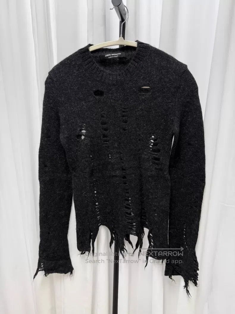 Junya Watanabe Junya Watanabe size F Destroyed Sweater Size US M / EU 48-50 / 2 - 1 Thumbnail