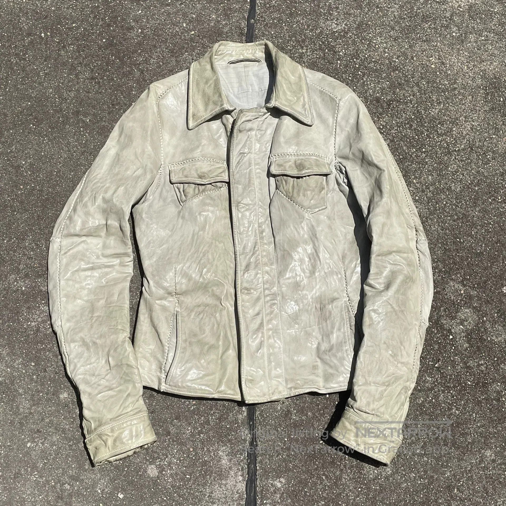 Carol Christian Poell Archive Carol Christian Poell Overlock Leather Jacket. Size US S / EU 44-46 / 1 - 1 Thumbnail