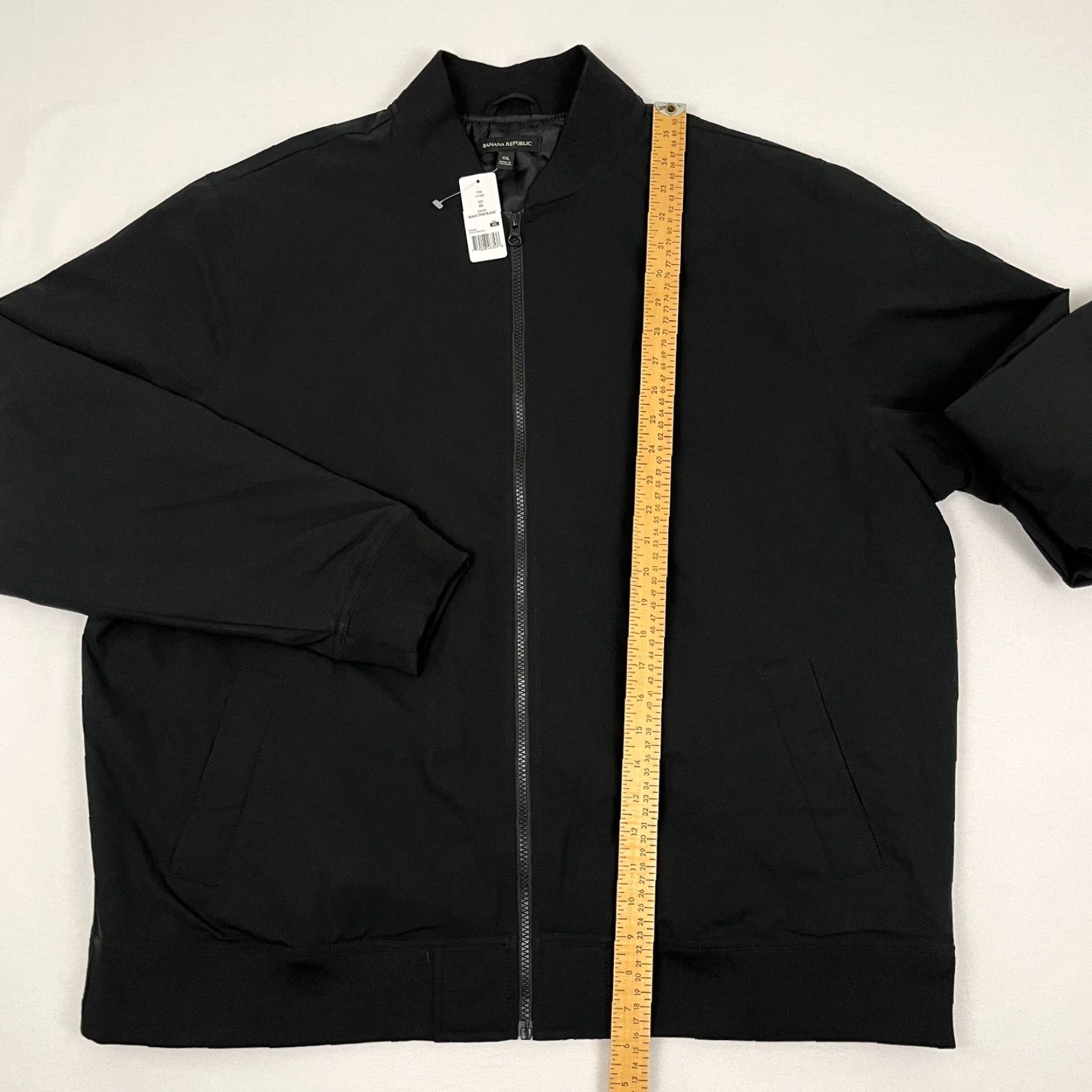 Banana Republic Banana Republic Bomber Jacket Mens 2XL Black Water Resistant Full Zip Lined NEW Size US XXL / EU 58 / 5 - 4 Thumbnail