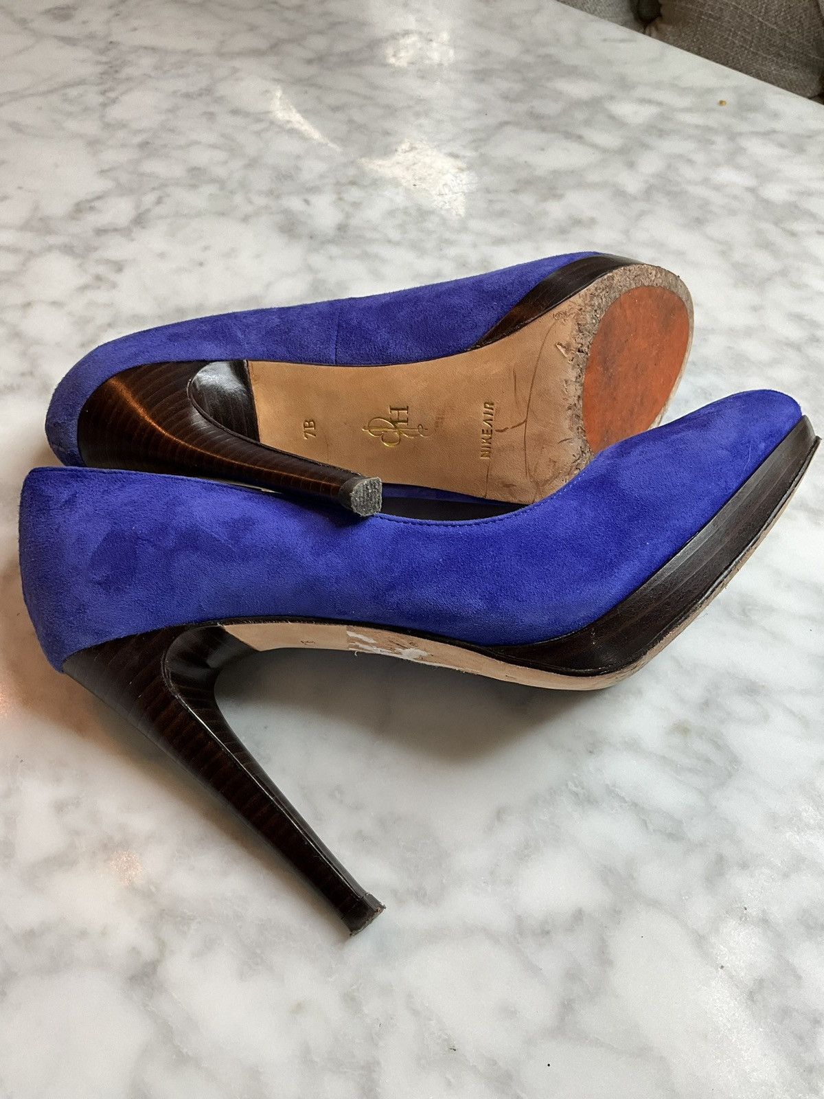 Cole Haan Blue heels - Nike Air soles - Size US 6.5 / IT 36.5 - 4 Thumbnail