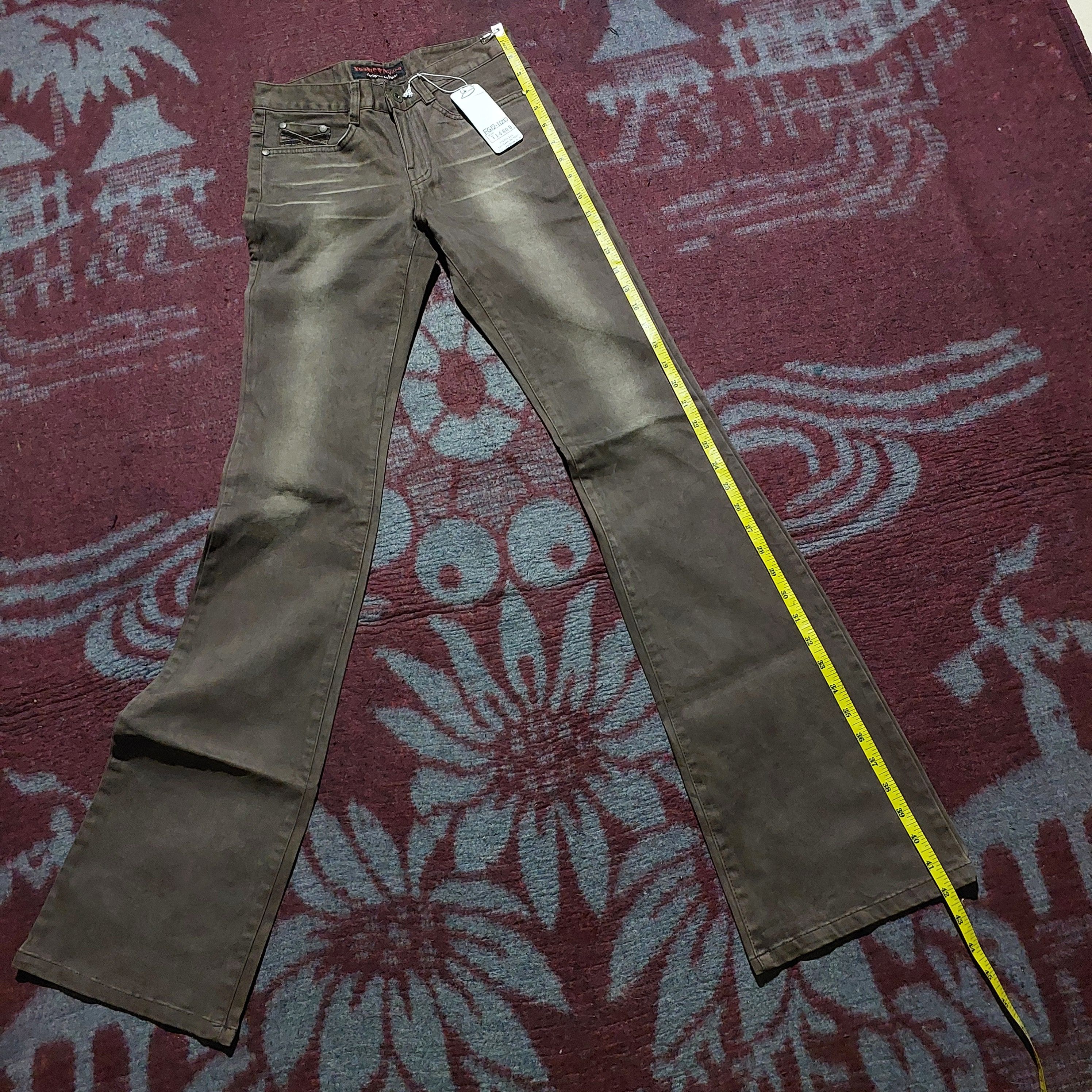 Tornado Mart Bootcut jeans by japanese designer yoshie miura Size 25" / US 0 / IT 36 - 16 Thumbnail