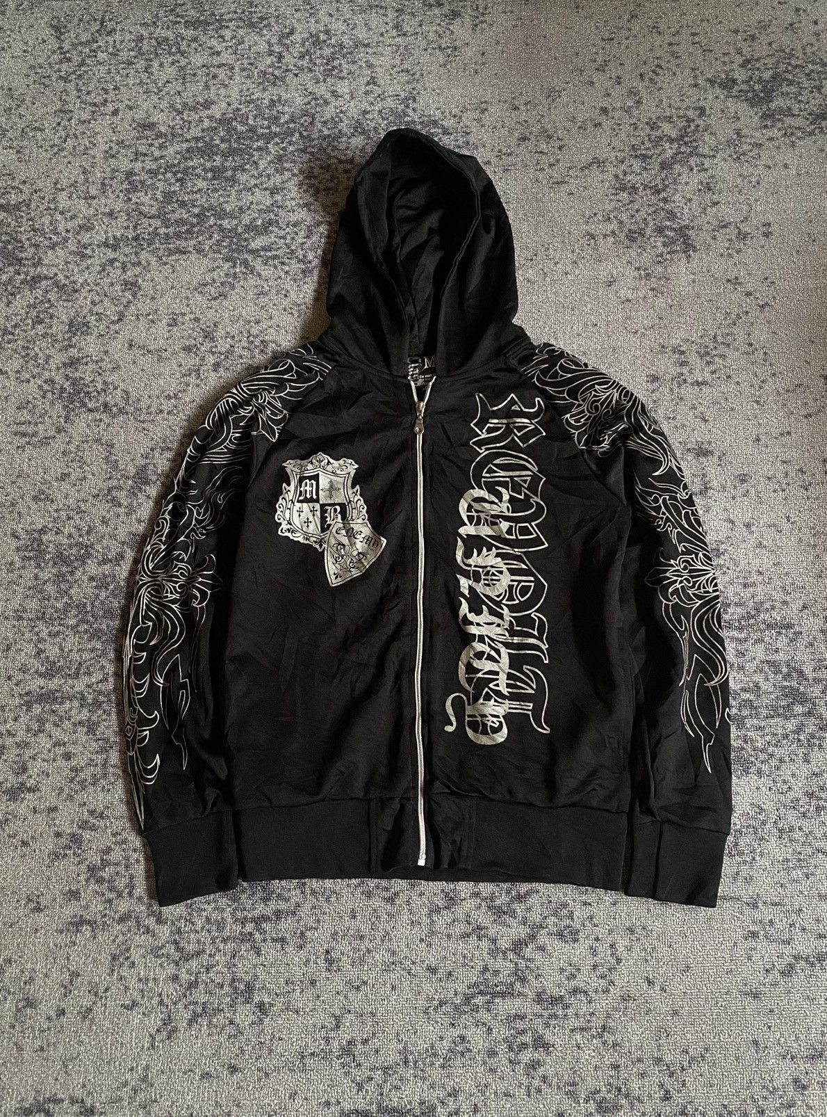 14th Addiction Y2k Clash ahead ifsixwasnine cross nylon zip hoodie Size US M / EU 48-50 / 2 - 3 Thumbnail