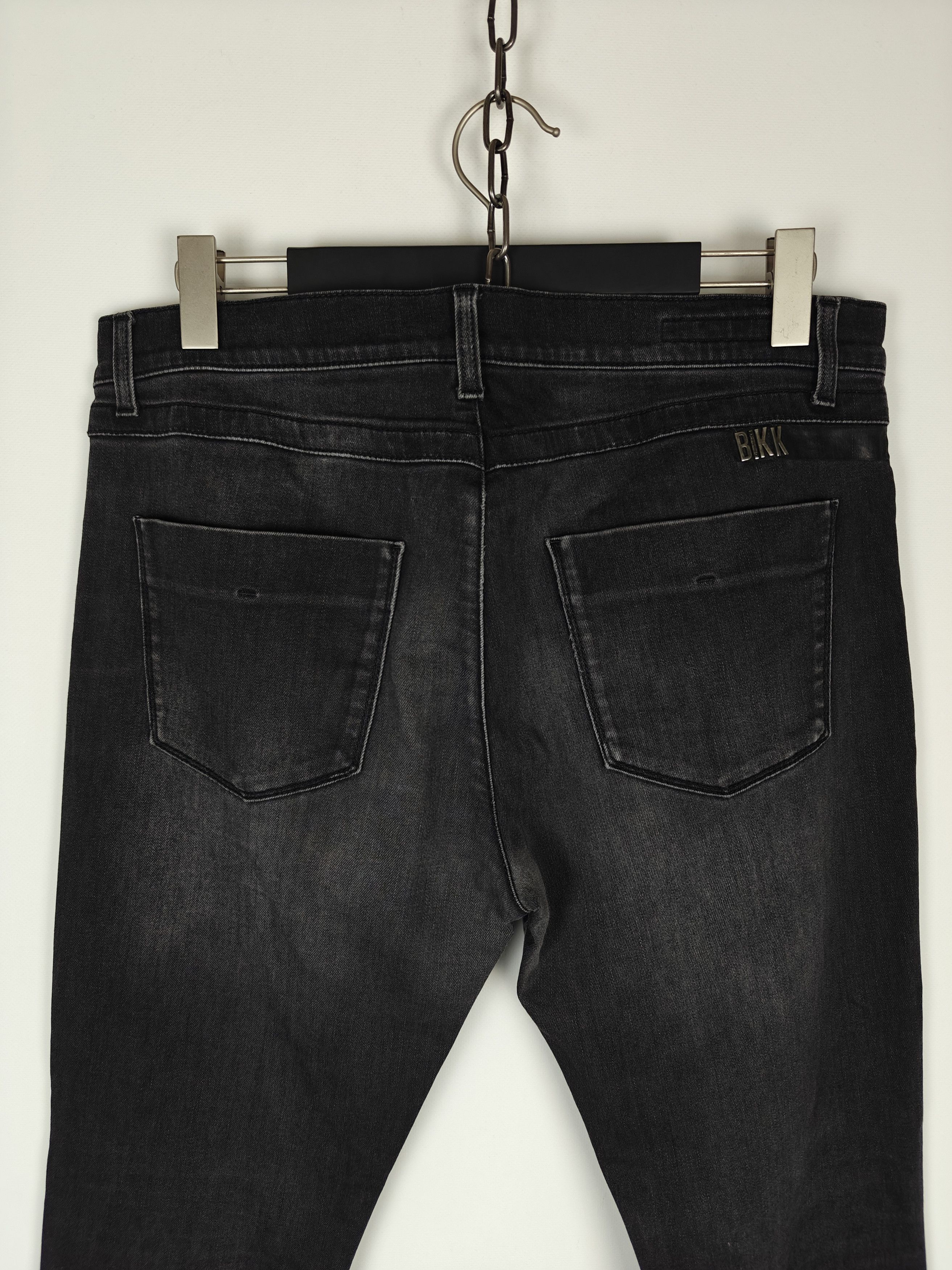 Dirk Bikkembergs Bikkembergs Denim Jeans Pants Gray Slim Fit size 36x33 Size US 36 / EU 52 - 10 Thumbnail