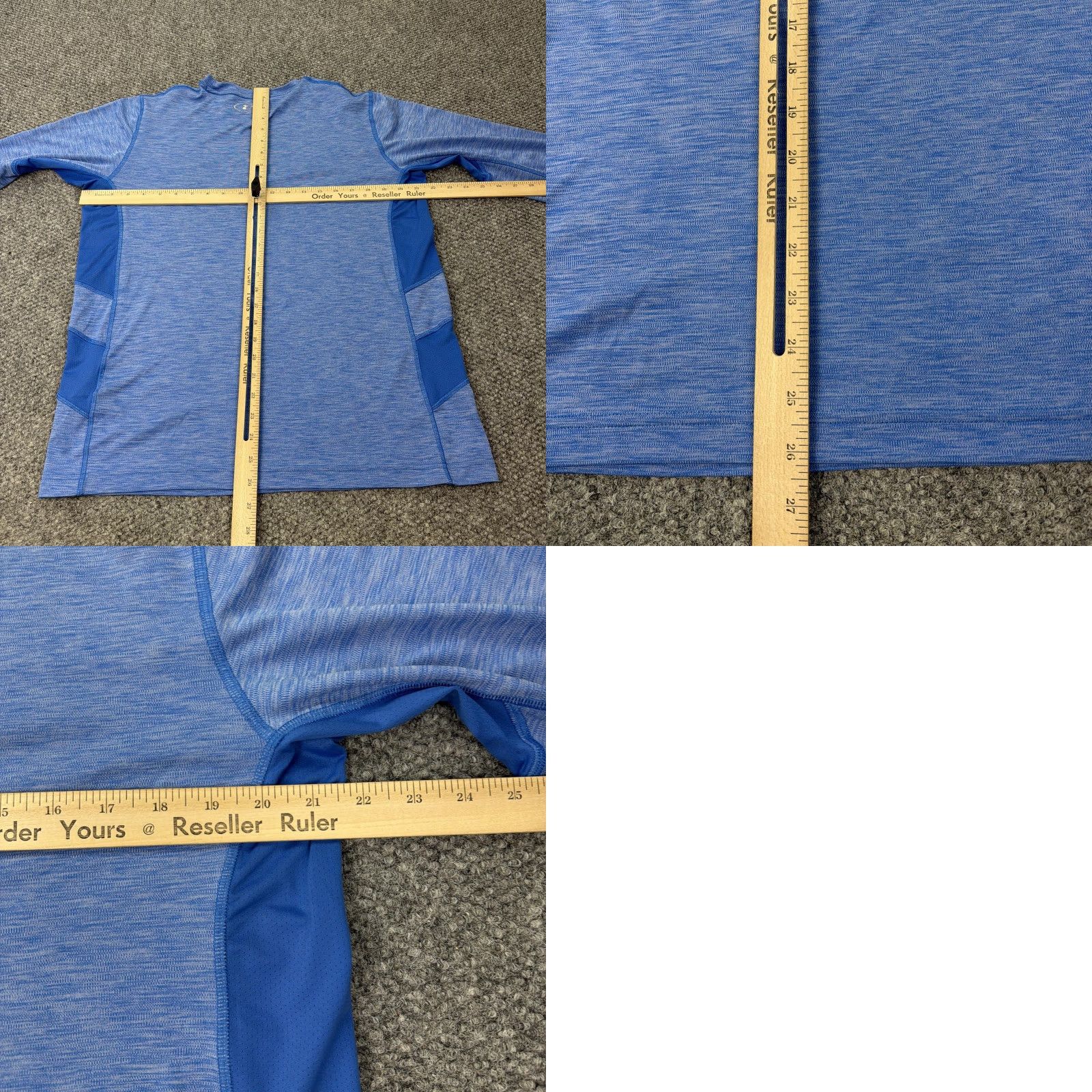 Under Armour Under Armour HeatGear Fishing Shirt Mens L Blue Long Sleeve T-Shirt Lightweight Moisture Wicking Quick Dry Performance Shirt Size US L / EU 52-54 / 3 - 8 Thumbnail