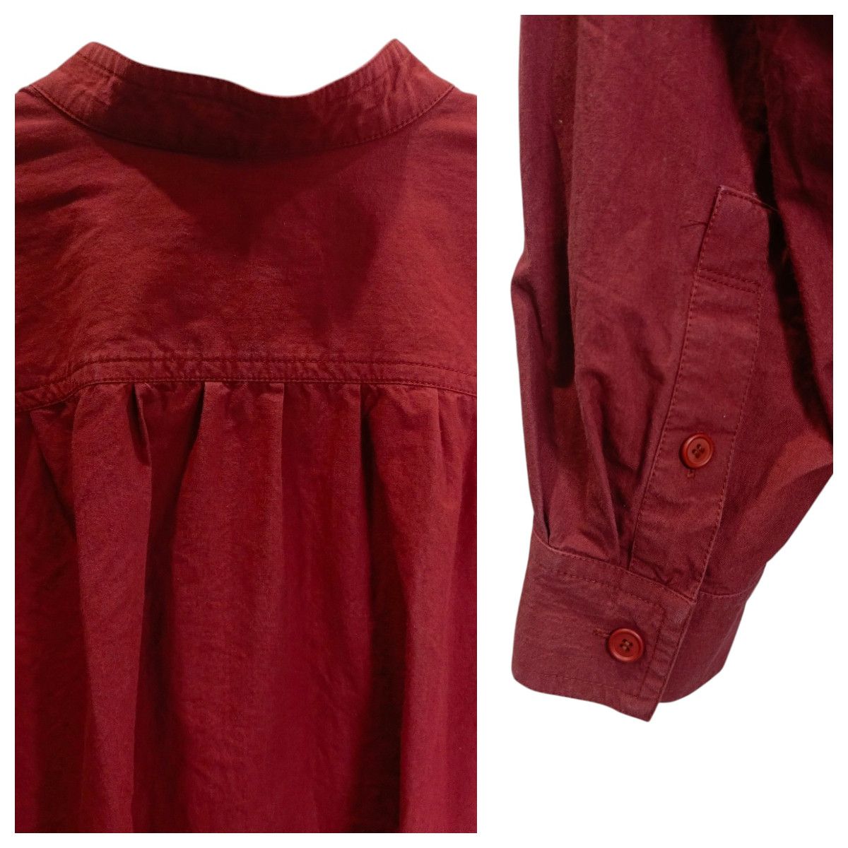 Issey Miyake Issey Miyake Collarless Double Pocket Shirt Size US M / EU 48-50 / 2 - 7 Thumbnail
