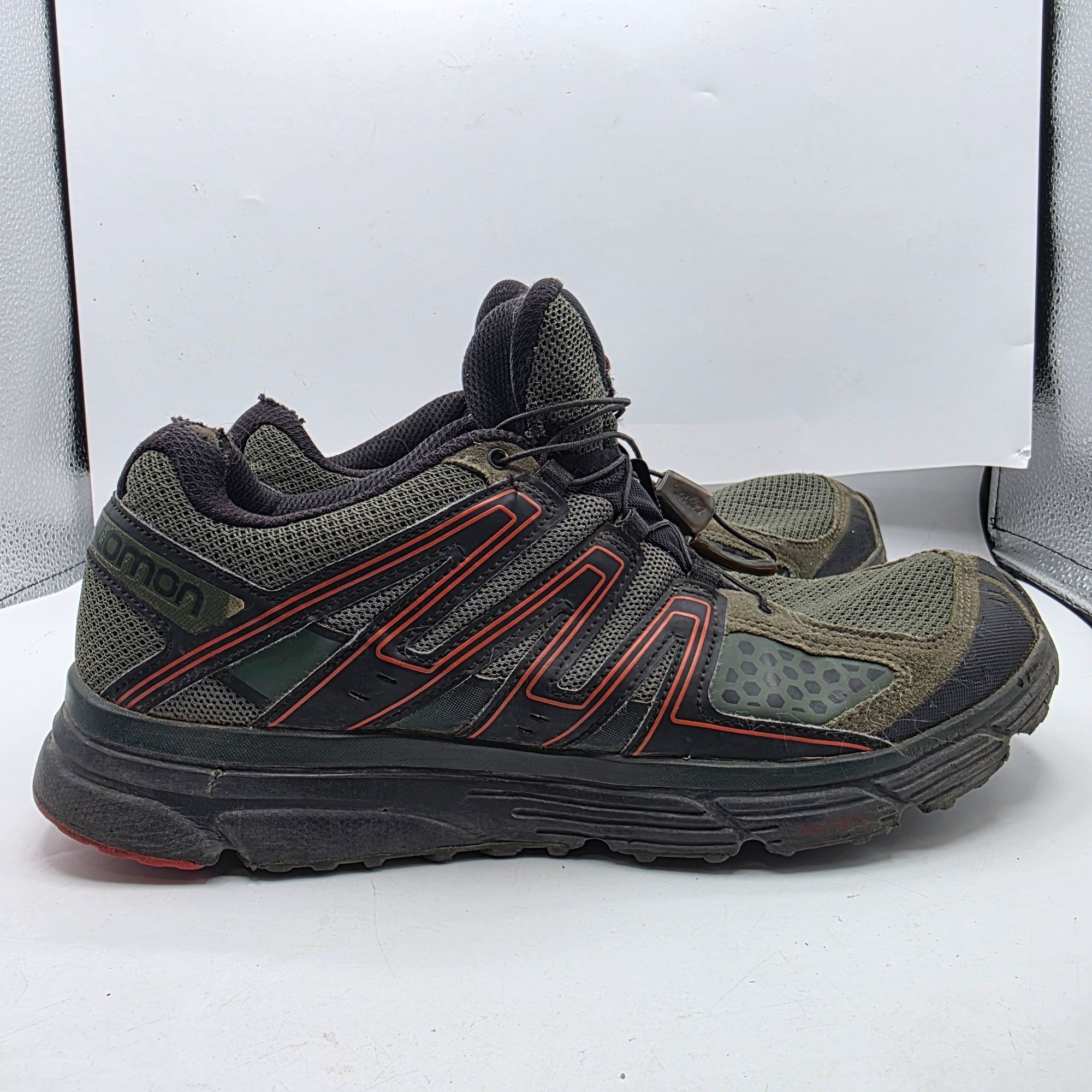 Salomon Salomon X-Mission 3 Mens 11.5 Green Red Trail Running Shoes Size US 11.5 / EU 44-45 - 12 Thumbnail