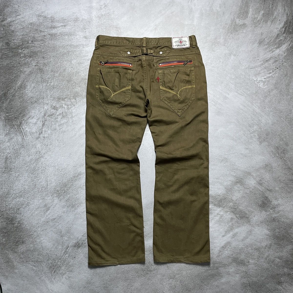 14th Addiction × If Six Was Nine × Tornado Mart 2000’s Genoese - Military Multi-Zip Pants Size US 34 / EU 50 - 18 Thumbnail