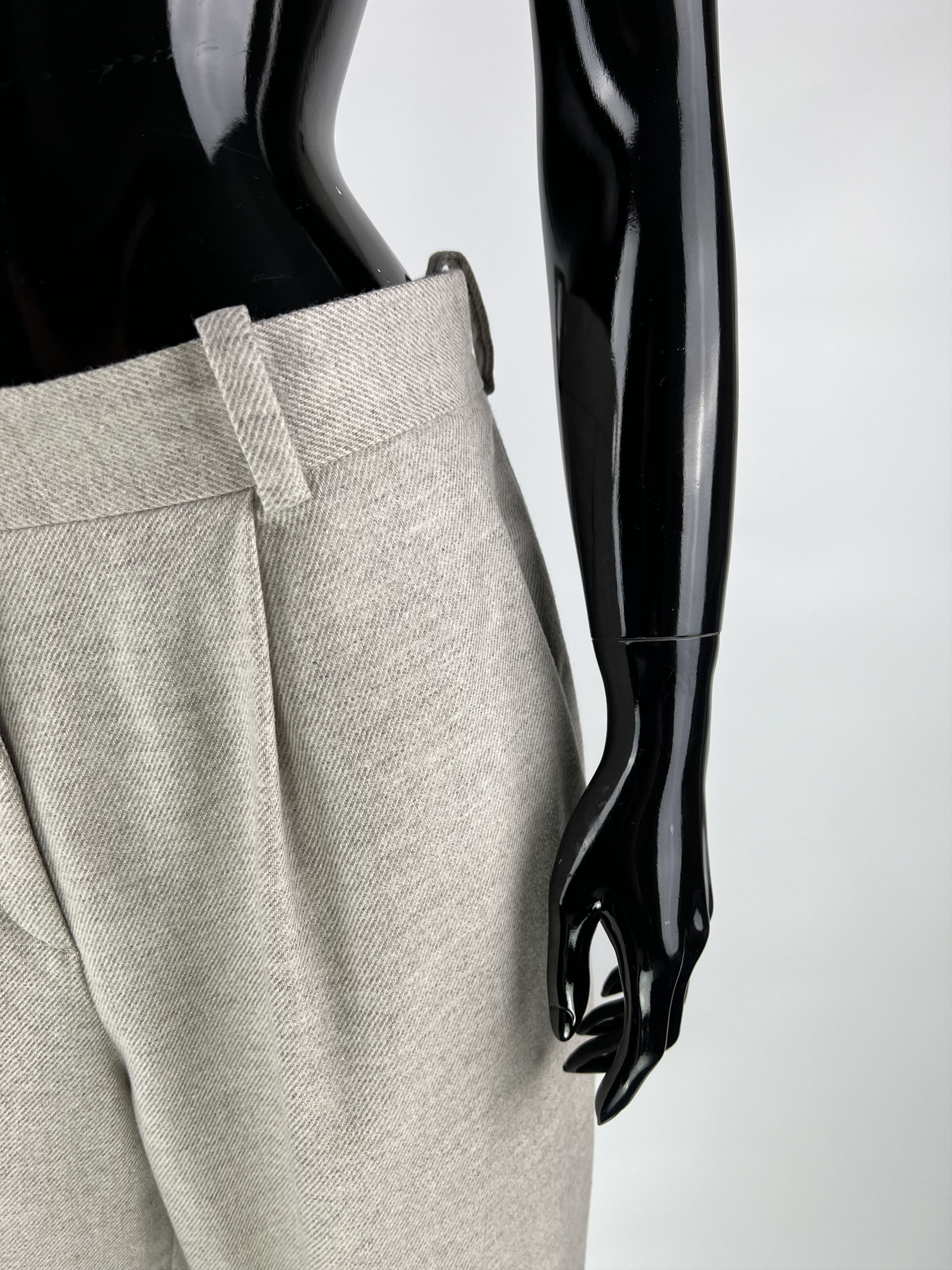 Cos COS Women's Gray Wool Cashmere Pants Size EUR42 Size 34" / US 12 / IT 48 - 7 Thumbnail