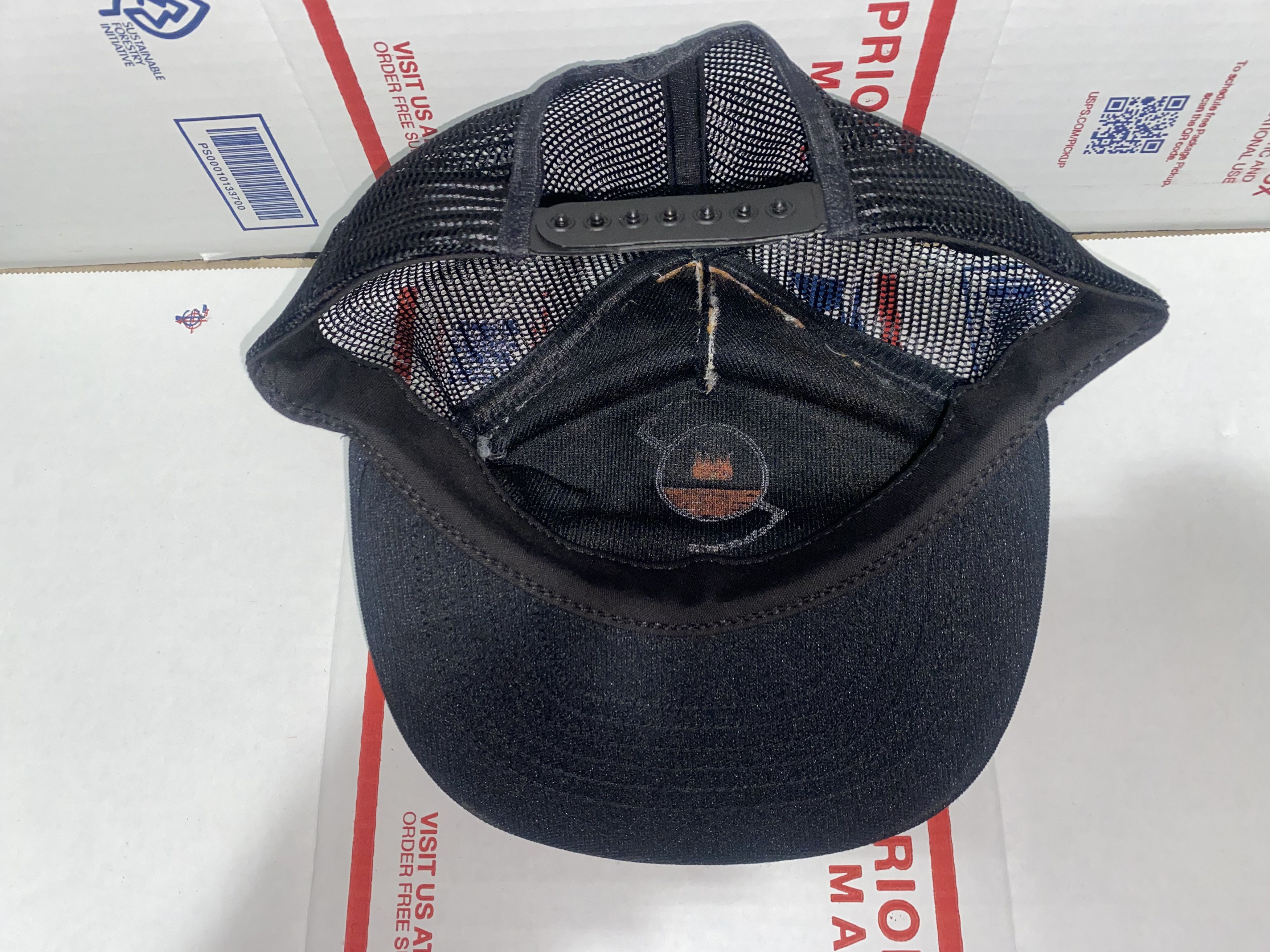 Vintage Made in USA Trucker Hat Snapback Cap Flame Refractories Inc. Size ONE SIZE - 3 Thumbnail
