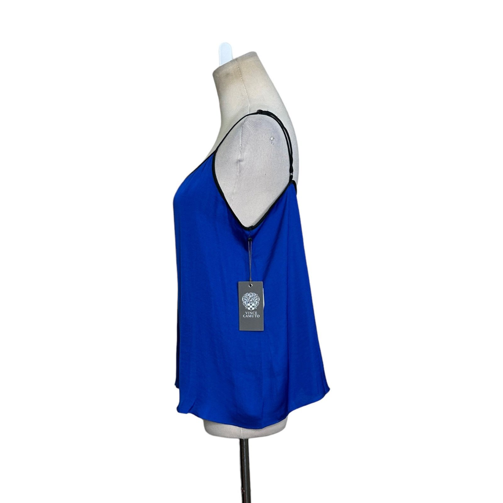 Vince Camuto Vince Camuto blue w black trim camisole size medium Size M / US 6-8 / IT 42-44 - 3 Thumbnail