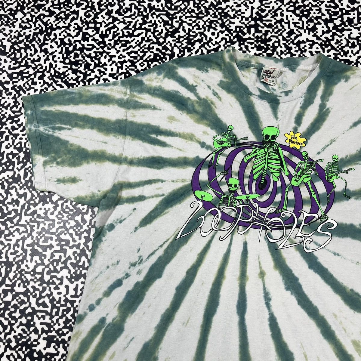 Band Tees Vintage Y2K The Murlocs Loopholes Tie Dye Band Rock T-shirt Size US XL / EU 56 / 4 - 4 Thumbnail