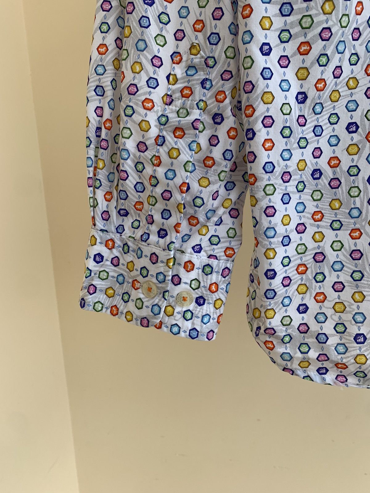 Japanese Brand Vagiie Emoji Print Long Sleeve Shirt by Leggiuno Size 50 Size US M / EU 48-50 / 2 - 6 Thumbnail