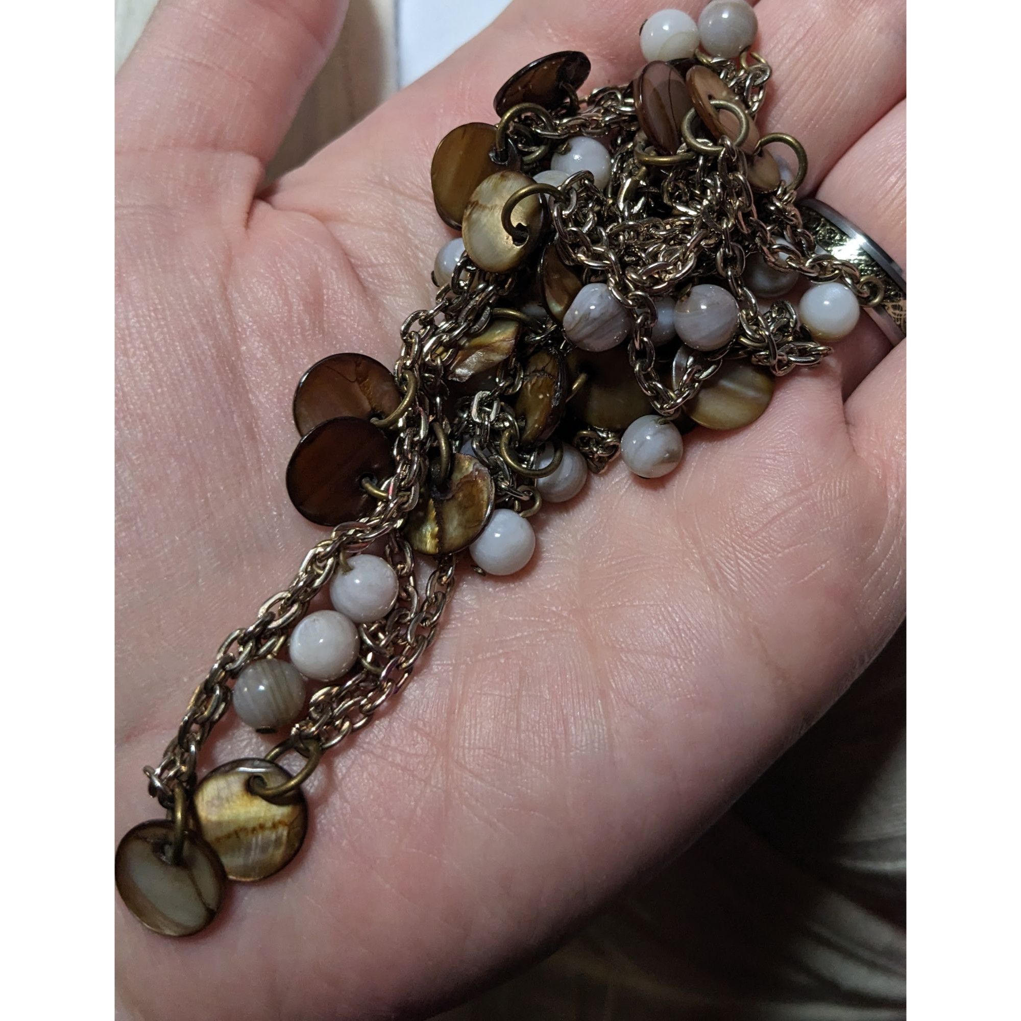 Other Bohemian Beaded Shell Charm Extra Long Necklace Size ONE SIZE - 7 Thumbnail