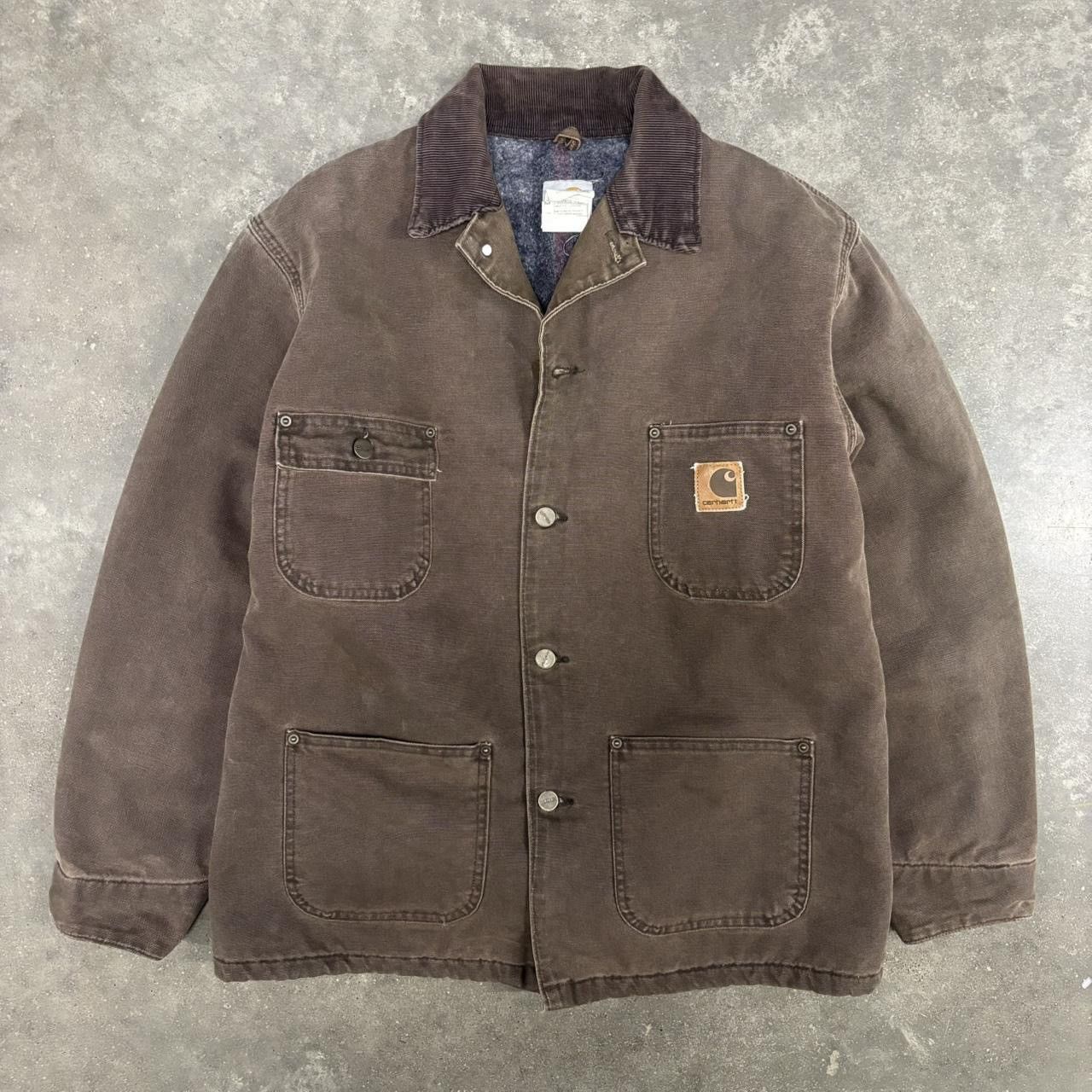 Carhartt Vintage Y2K Carhartt CO2CHT Chestnut Brown chore jacket Size US M / EU 48-50 / 2 - 1 Thumbnail