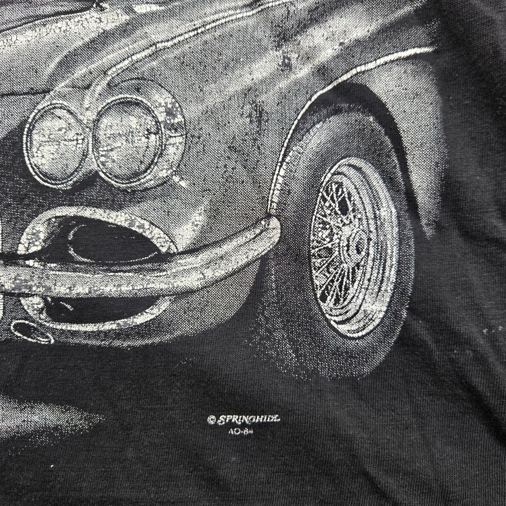 Route 66 VINTAGE Route 66 Corvette T-Shirt Historic Main Street of America Muscle Car Men XL Black Graphic Tee 100% Cotton Size US XL / EU 56 / 4 - 3 Thumbnail