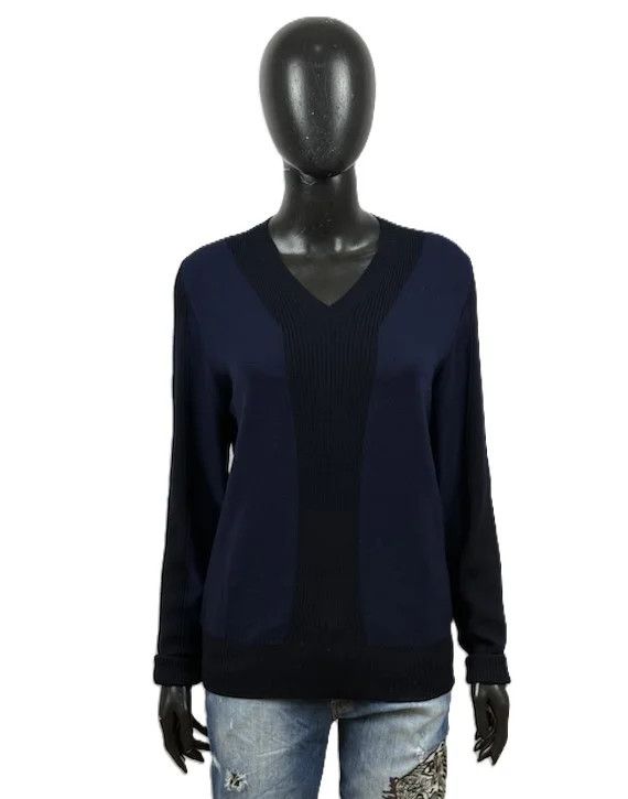 Etro Etro Maglione Blu Nero Lana Donna L Size L / US 10 / IT 46 - 1 Thumbnail