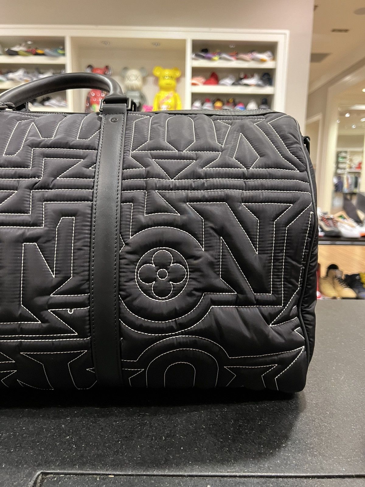 Louis Vuitton Louis Vuitton Nylon Embroidered Keepall Snow Capsule Duffle Size ONE SIZE - 7 Thumbnail