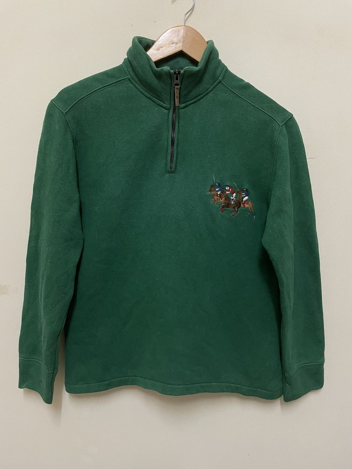 Vintage Half zipper Sweatshirt Polo Ralph Lauren Size US M / EU 48-50 / 2 - 1 Thumbnail
