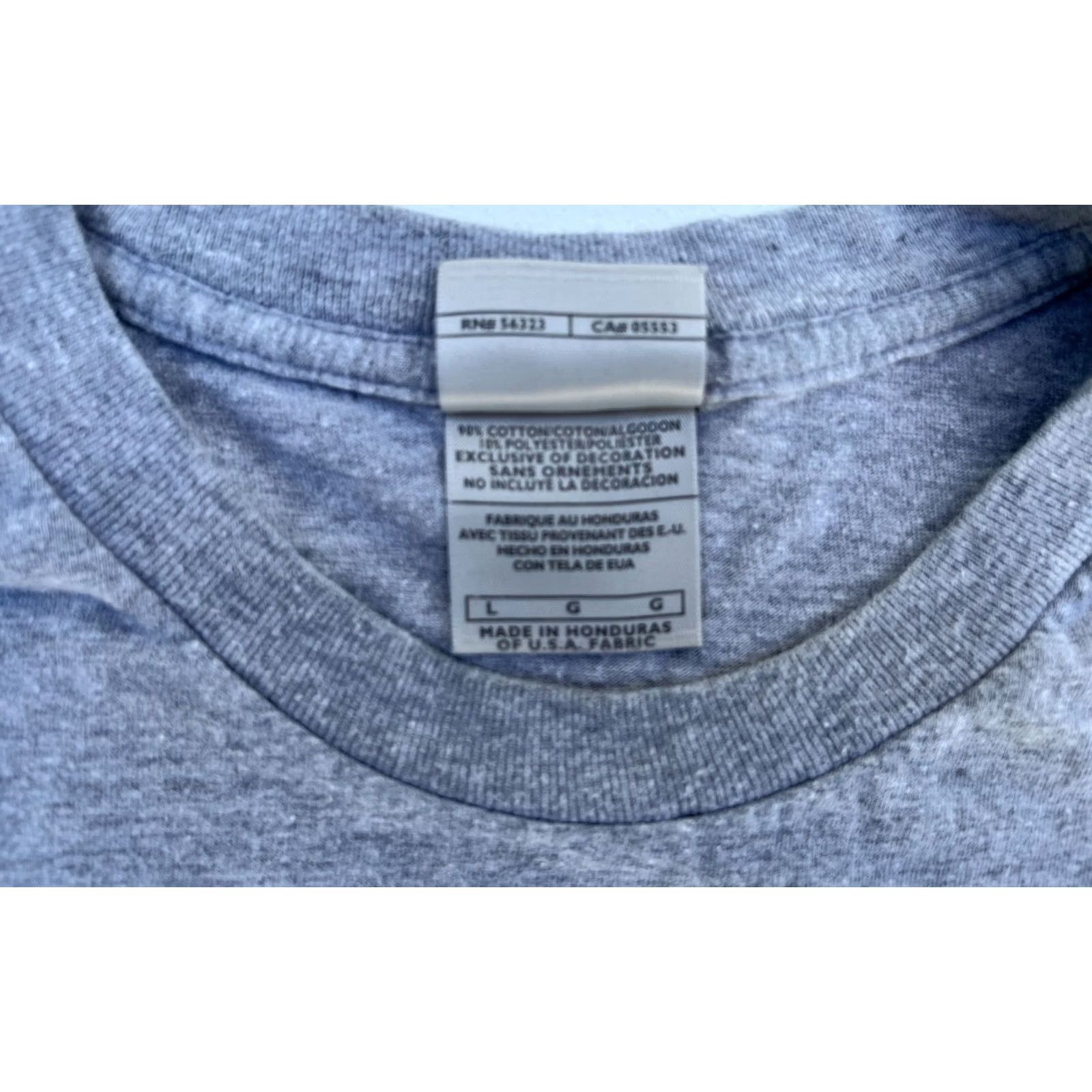 Nike VINTAGE Nike Men's T-Shirt L Gray Graphic Y2K Sports 90s Logo Cotton Blend Short Sleeve Crew Neck Men Size US L / EU 52-54 / 3 - 6 Thumbnail
