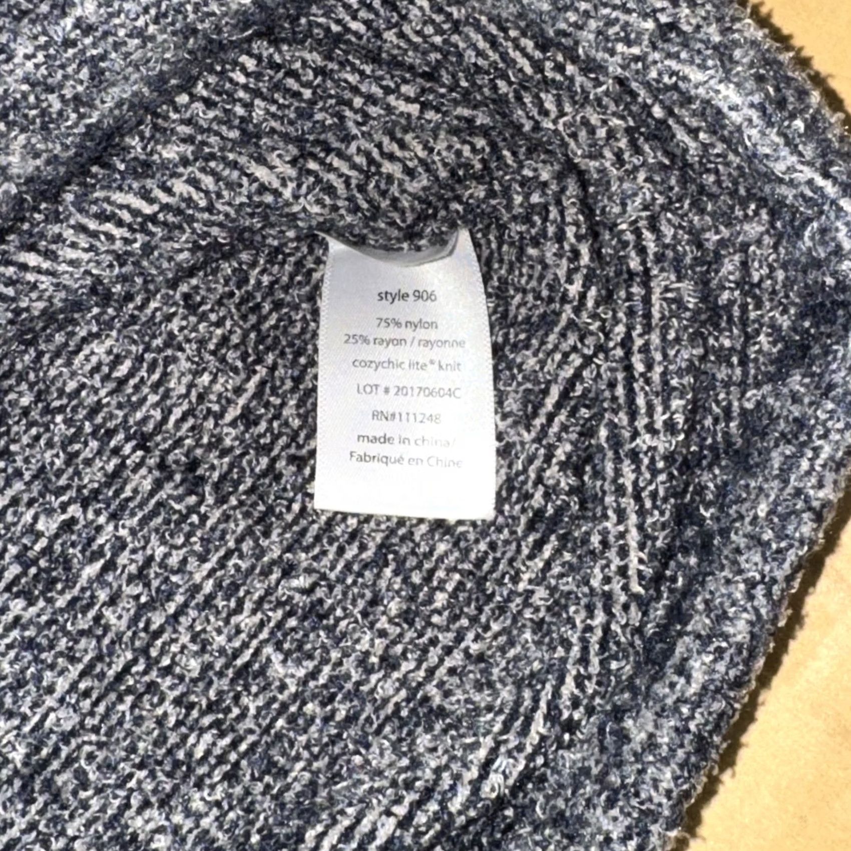 Vintage Barefoot Dreams Pullover Hoodie Womens Medium CozyChic Lite Knit Sweater Pockets Size M / US 6-8 / IT 42-44 - 6 Thumbnail