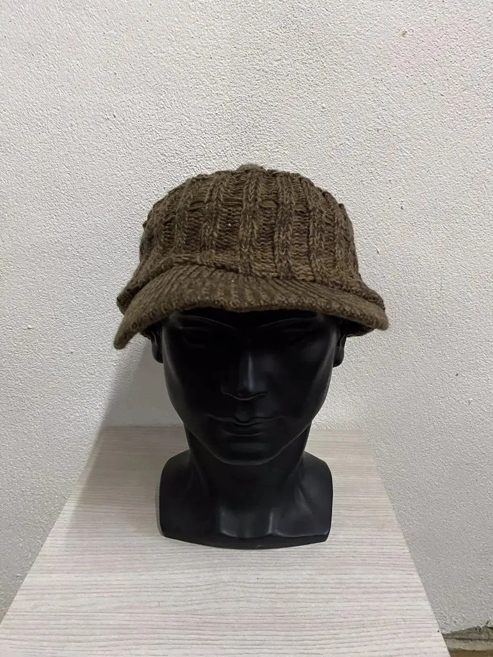 Japanese Brand Japanese Brand Visor Plain Beanie Hat Size ONE SIZE - 3 Thumbnail